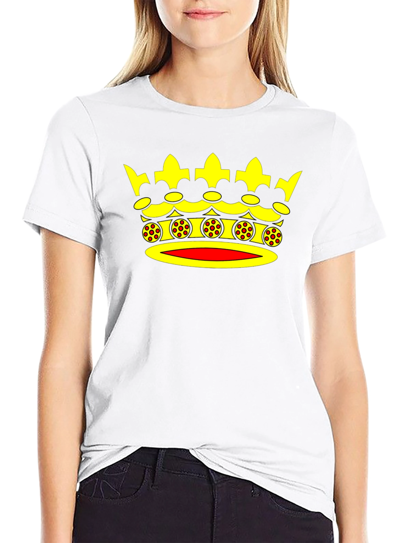 Royal Crown Graphic Tee - Black