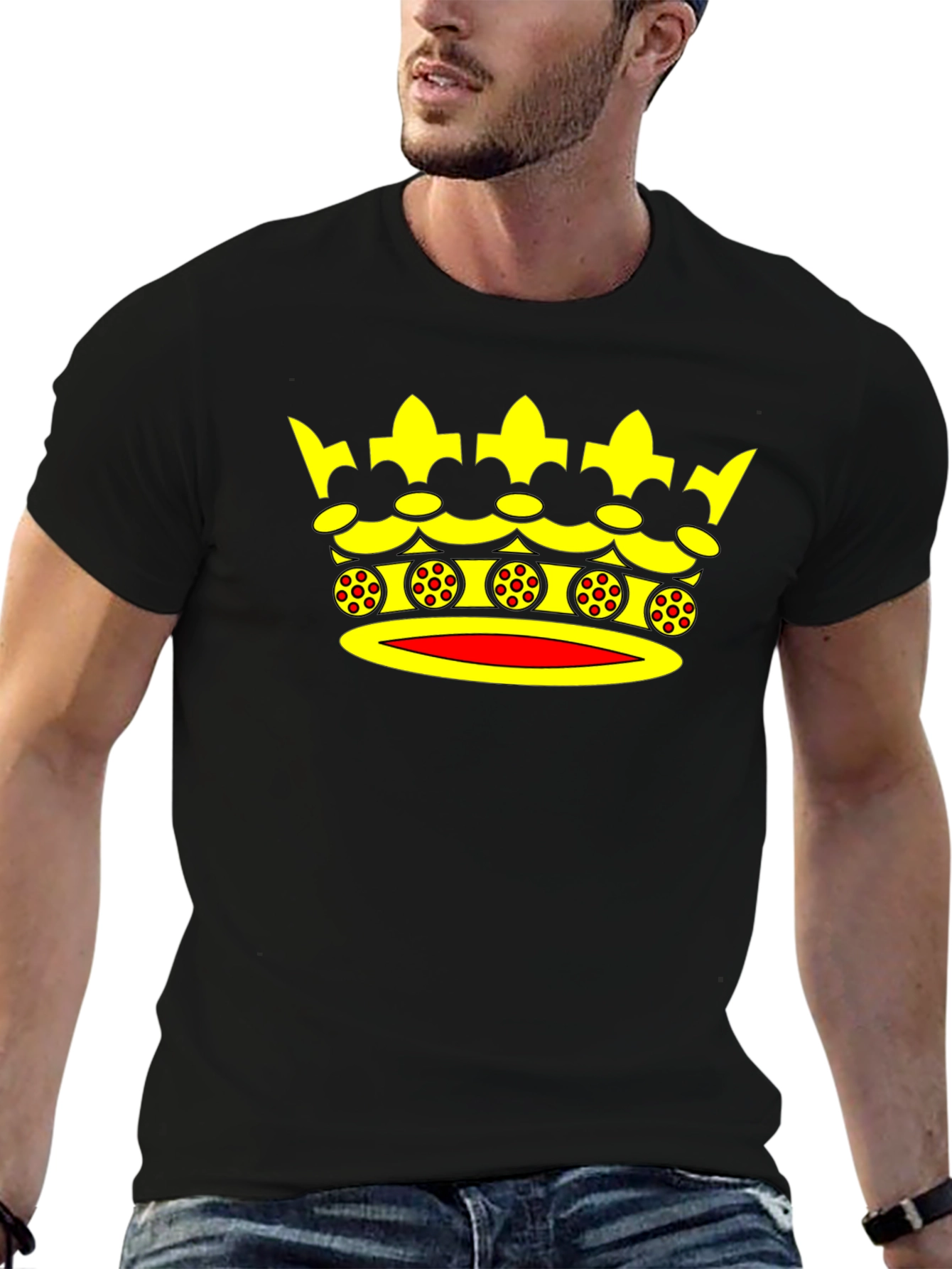 Royal Crown Graphic Tee - Black