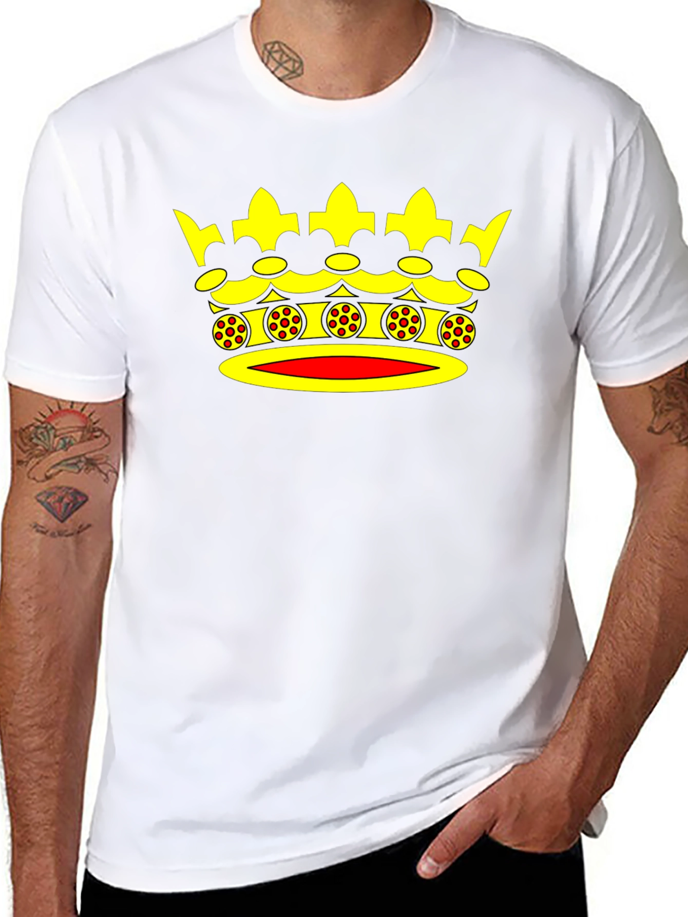 Royal Crown Graphic Tee - Black