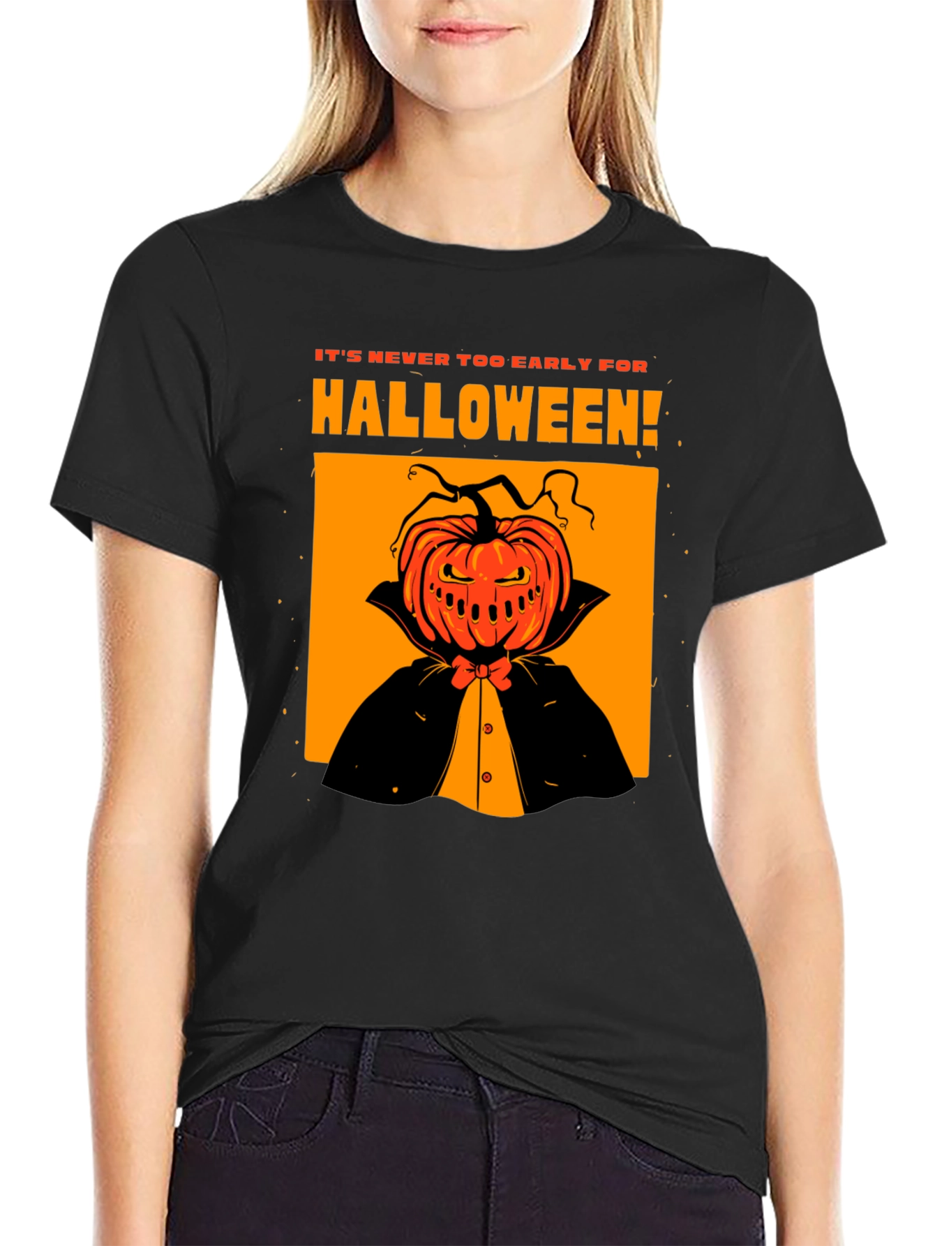 Halloween Pumpkin Head T-Shirt