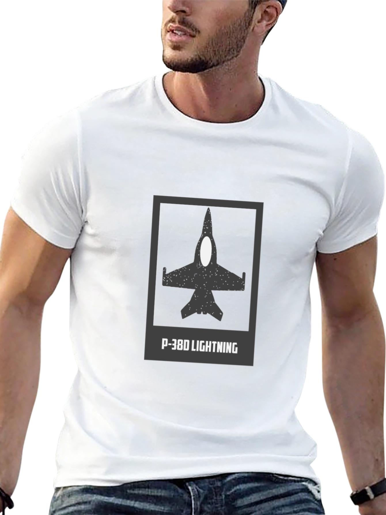 P-38D Lightning T-Shirt: Aviation Enthusiast Tee