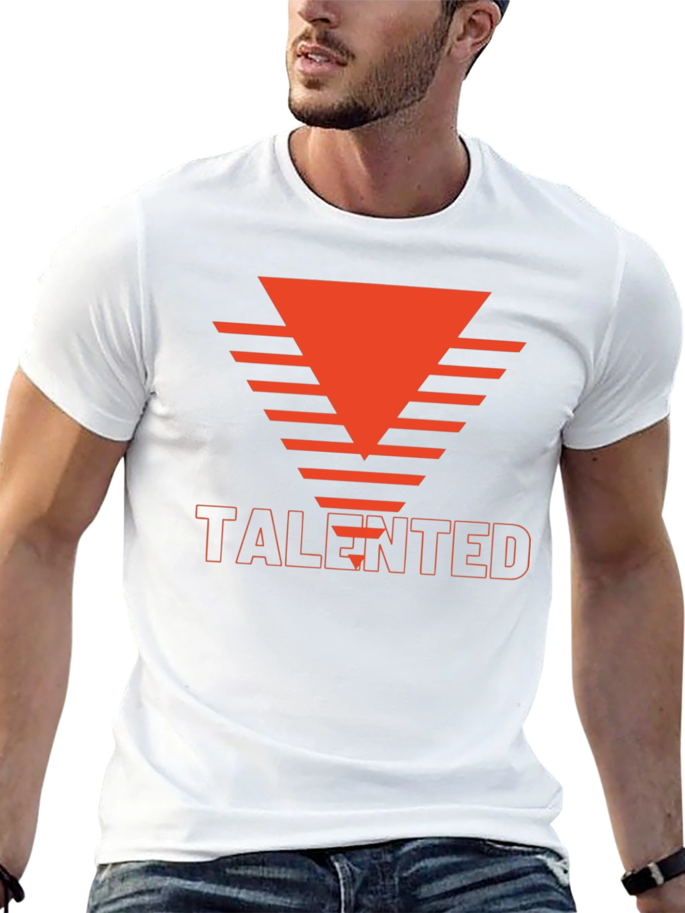 Talented Graphic Tee - Modern Black T-Shirt