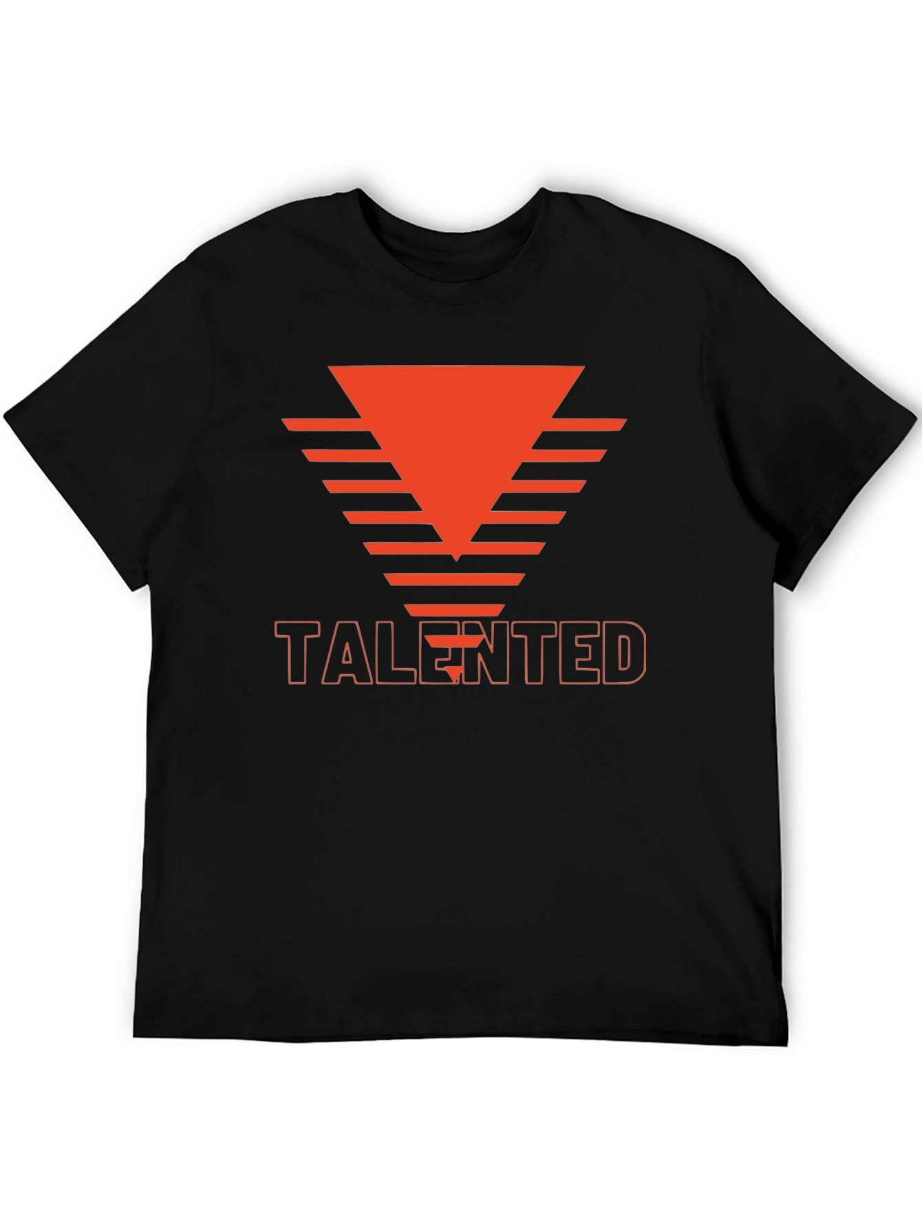 Talented Graphic Tee - Modern Black T-Shirt