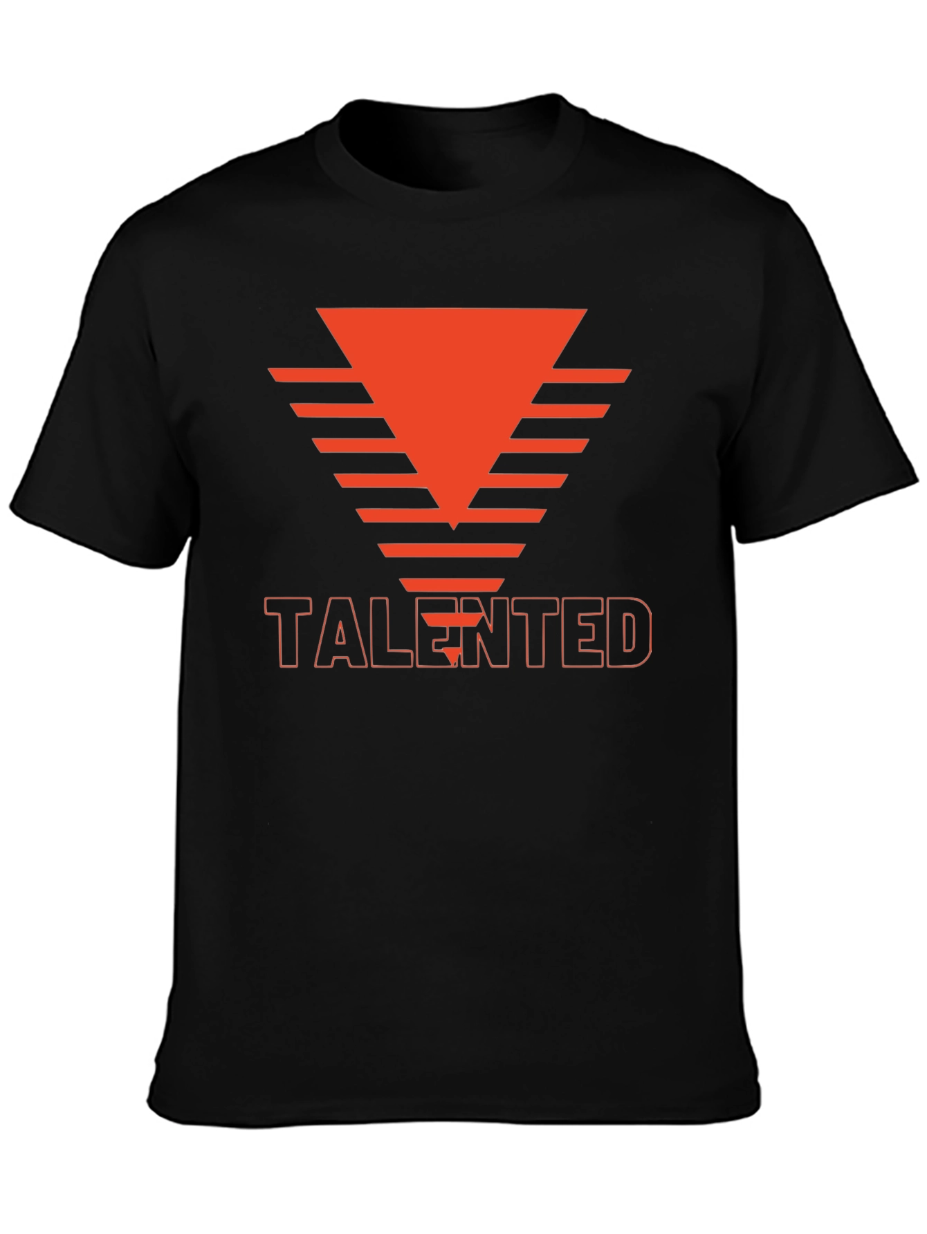 Talented Graphic Tee - Modern Black T-Shirt