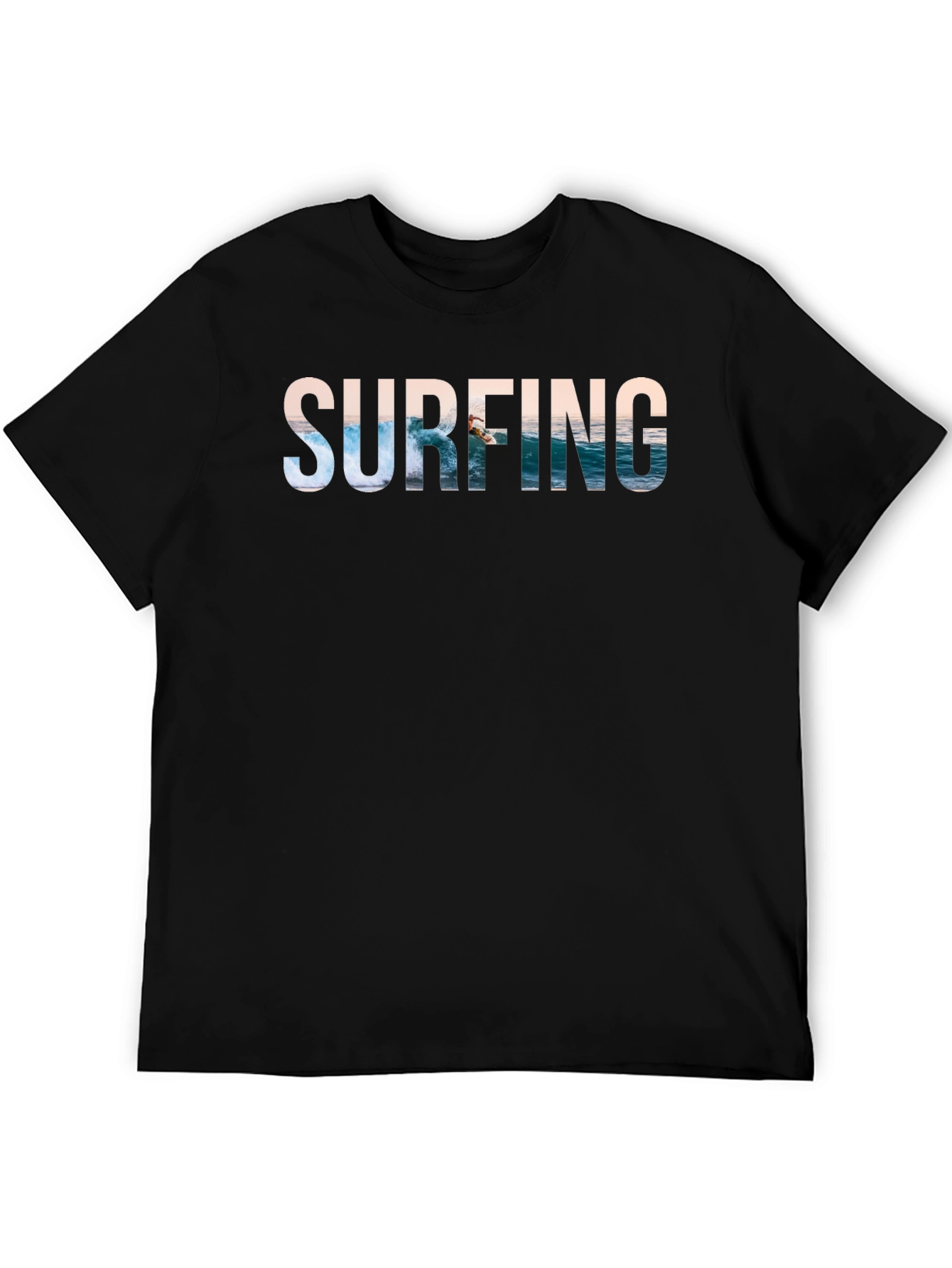 Surfing Wave Graphic T-Shirt