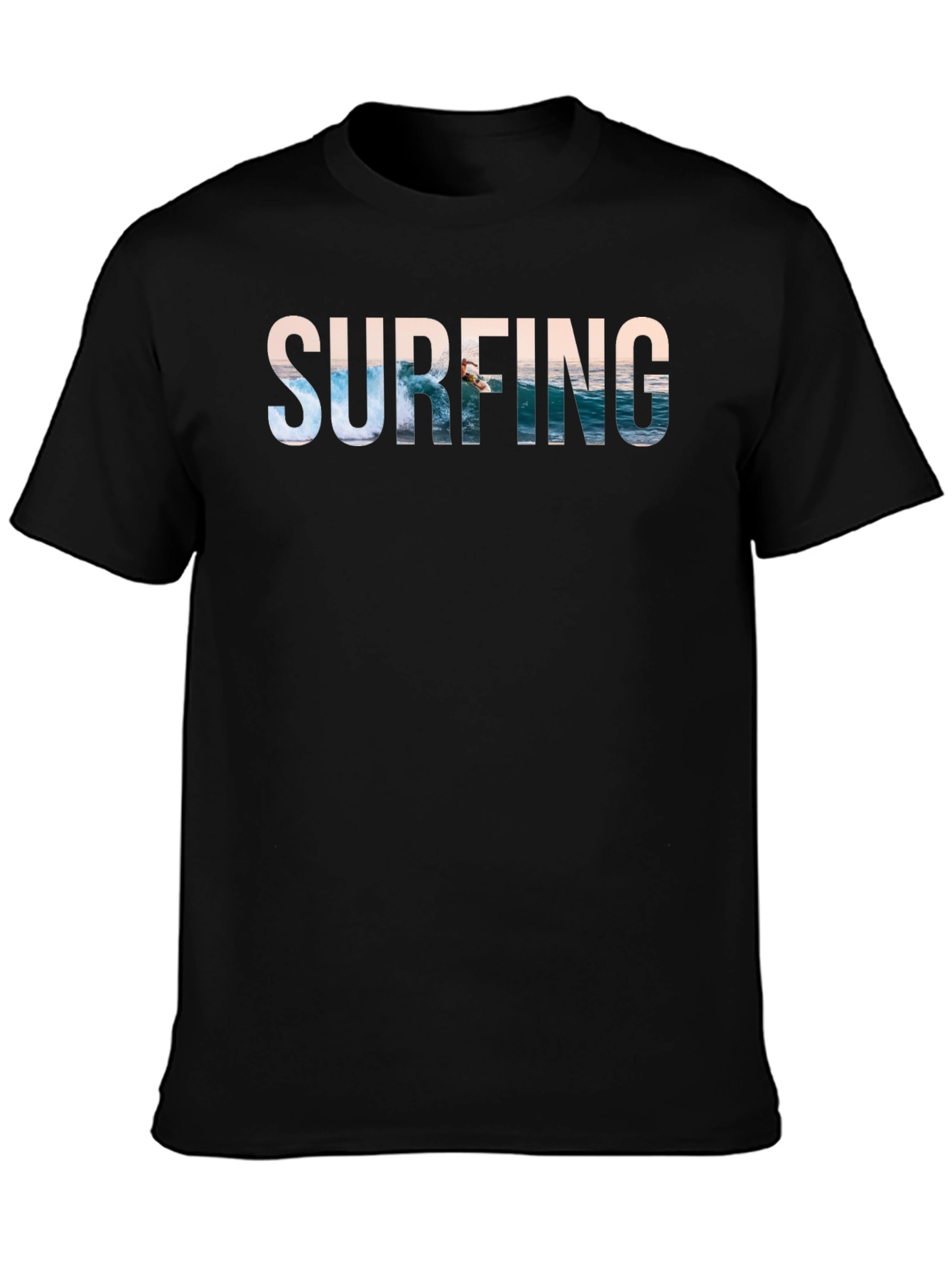 Surfing Wave Graphic T-Shirt