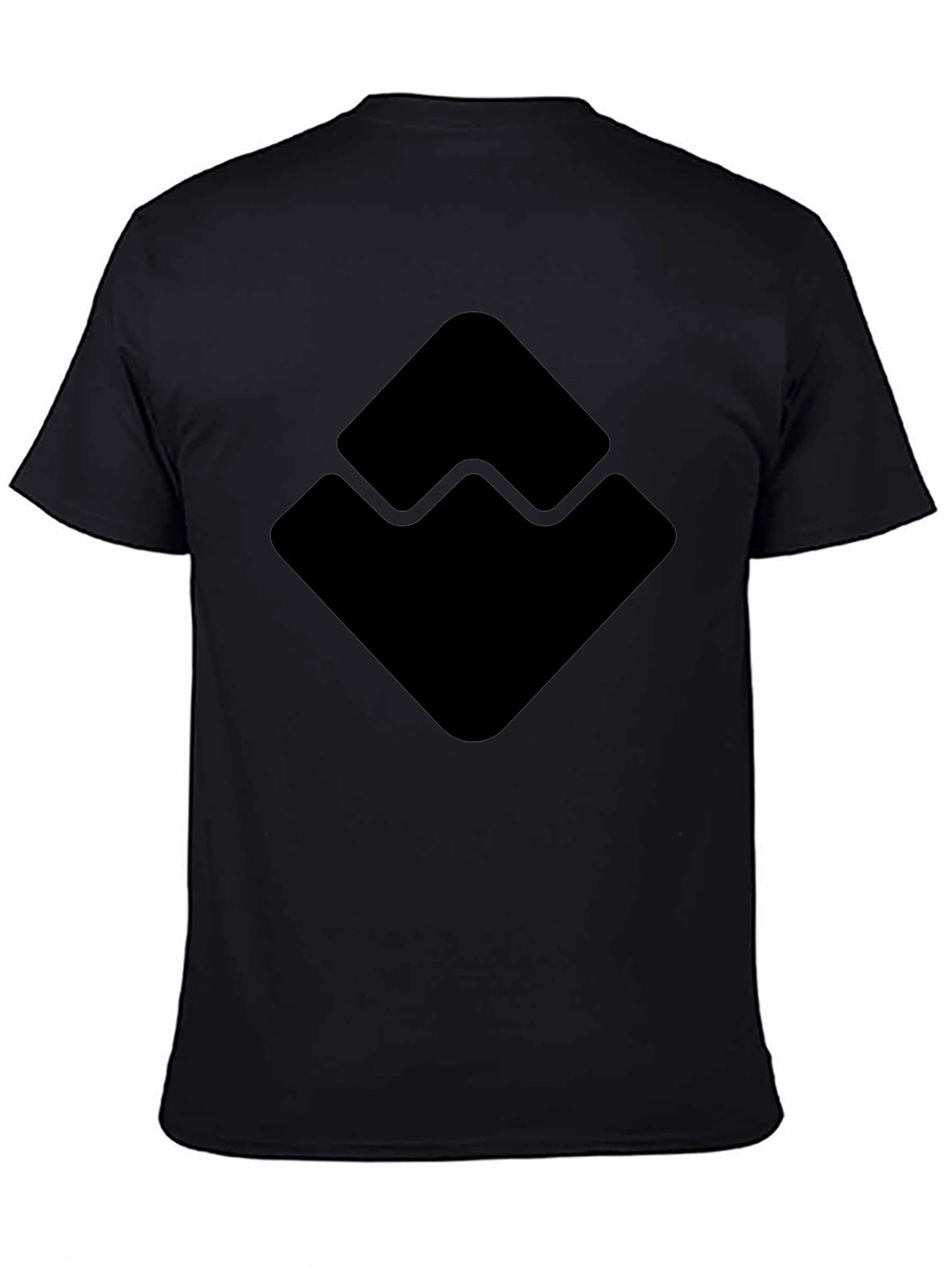 Geometric Logo Black T-Shirt