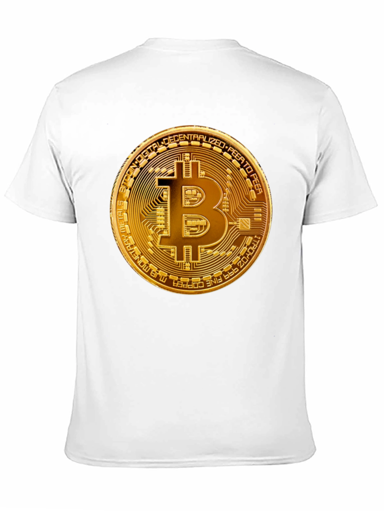 Bitcoin Graphic Black T-Shirt - Cryptocurrency Fashion