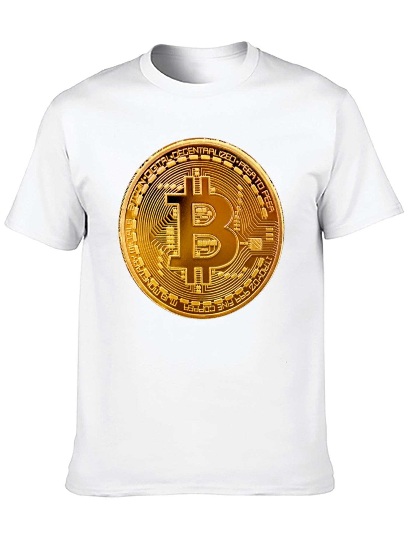 Bitcoin Graphic Black T-Shirt - Cryptocurrency Fashion