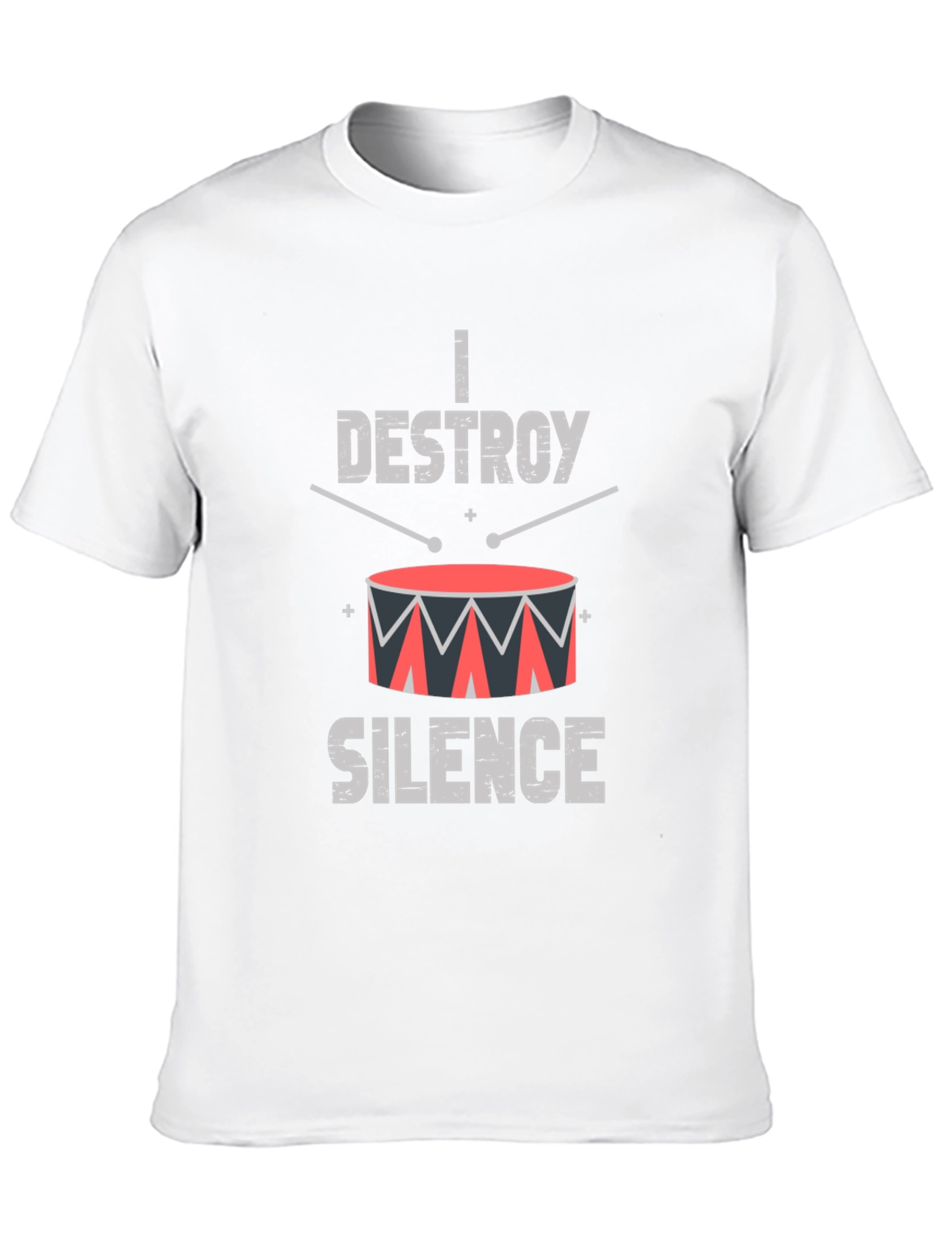 I Destroy Silence Drummer T-Shirt