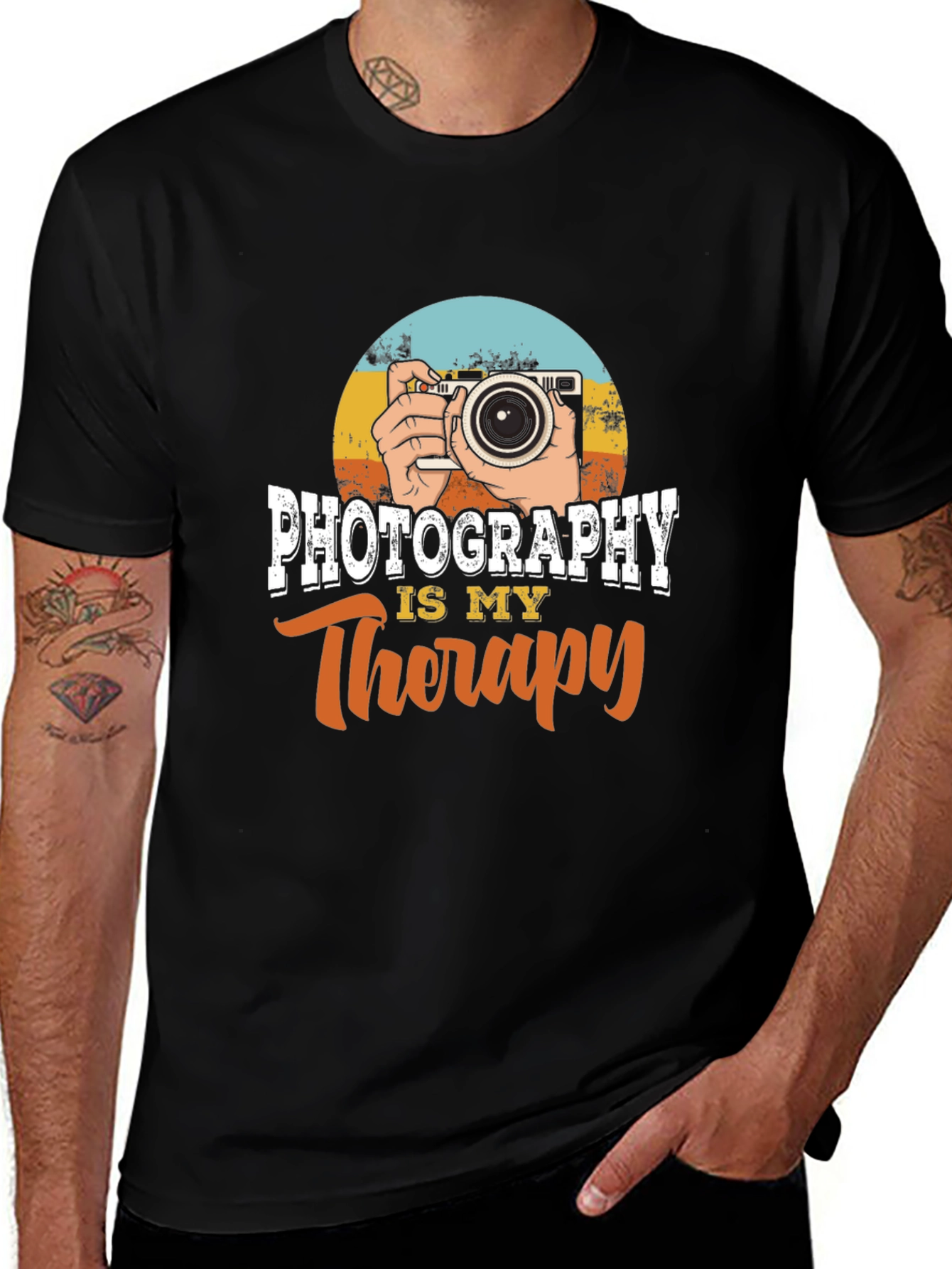 Photography is My Therapy Graphic Tee