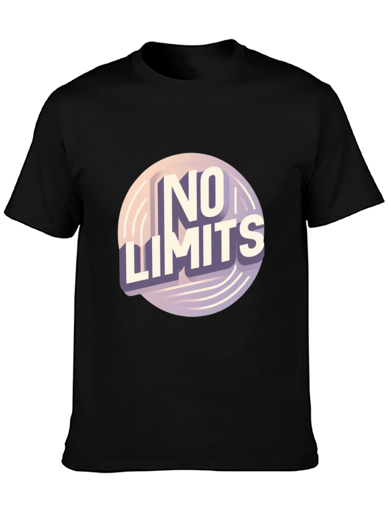 No Limits Graphic Tee - Stylish Cotton Blend