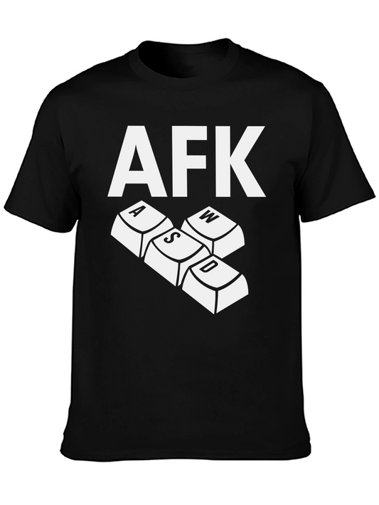 AFK Gamer T-Shirt - Keyboard WASD Design