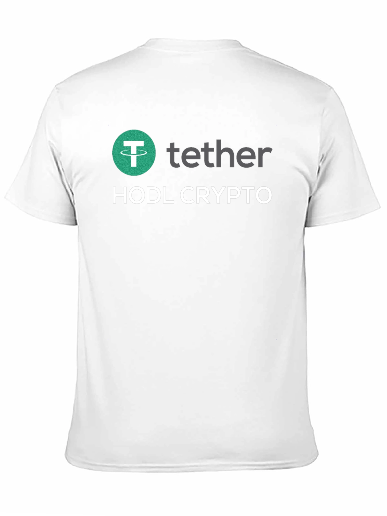 HODL Crypto Tether T-Shirt - Black