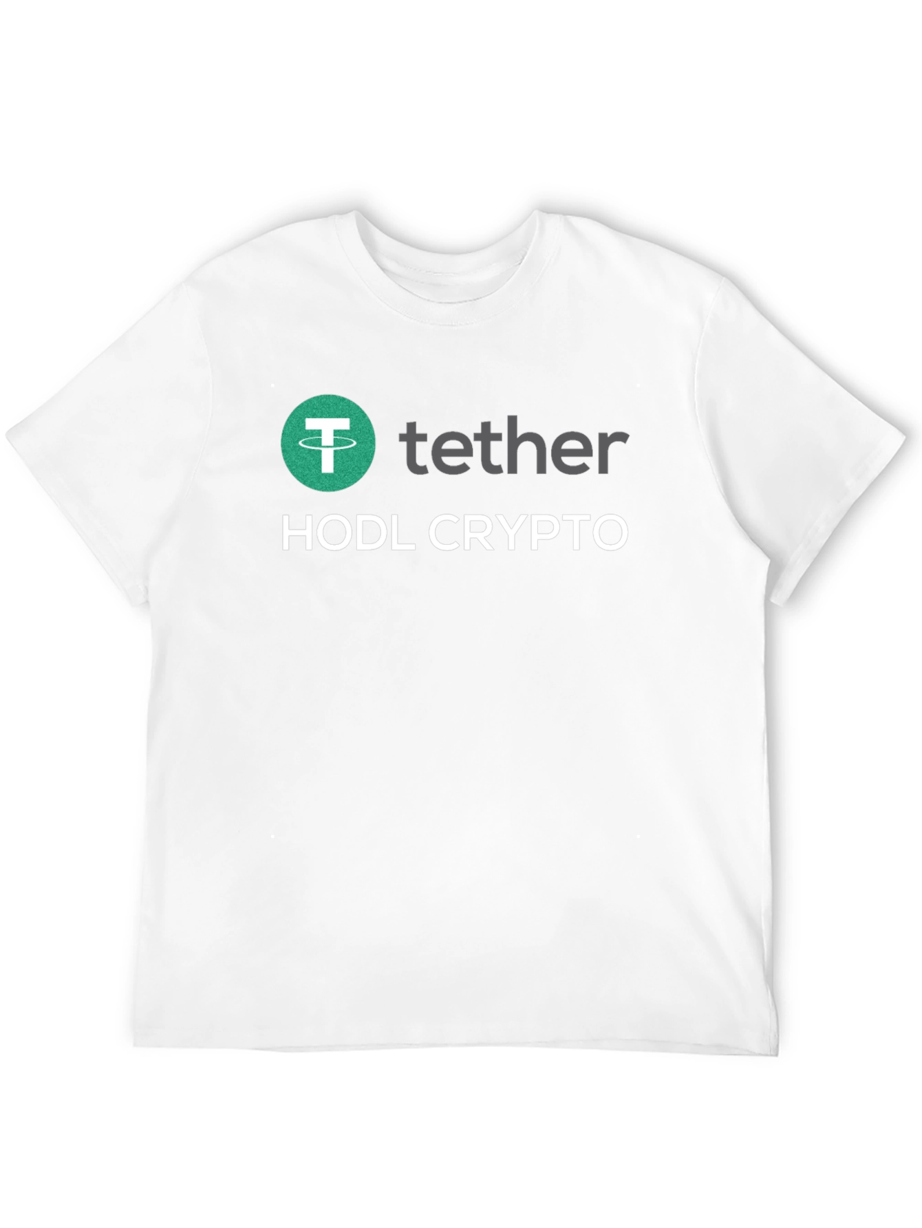 HODL Crypto Tether T-Shirt - Black