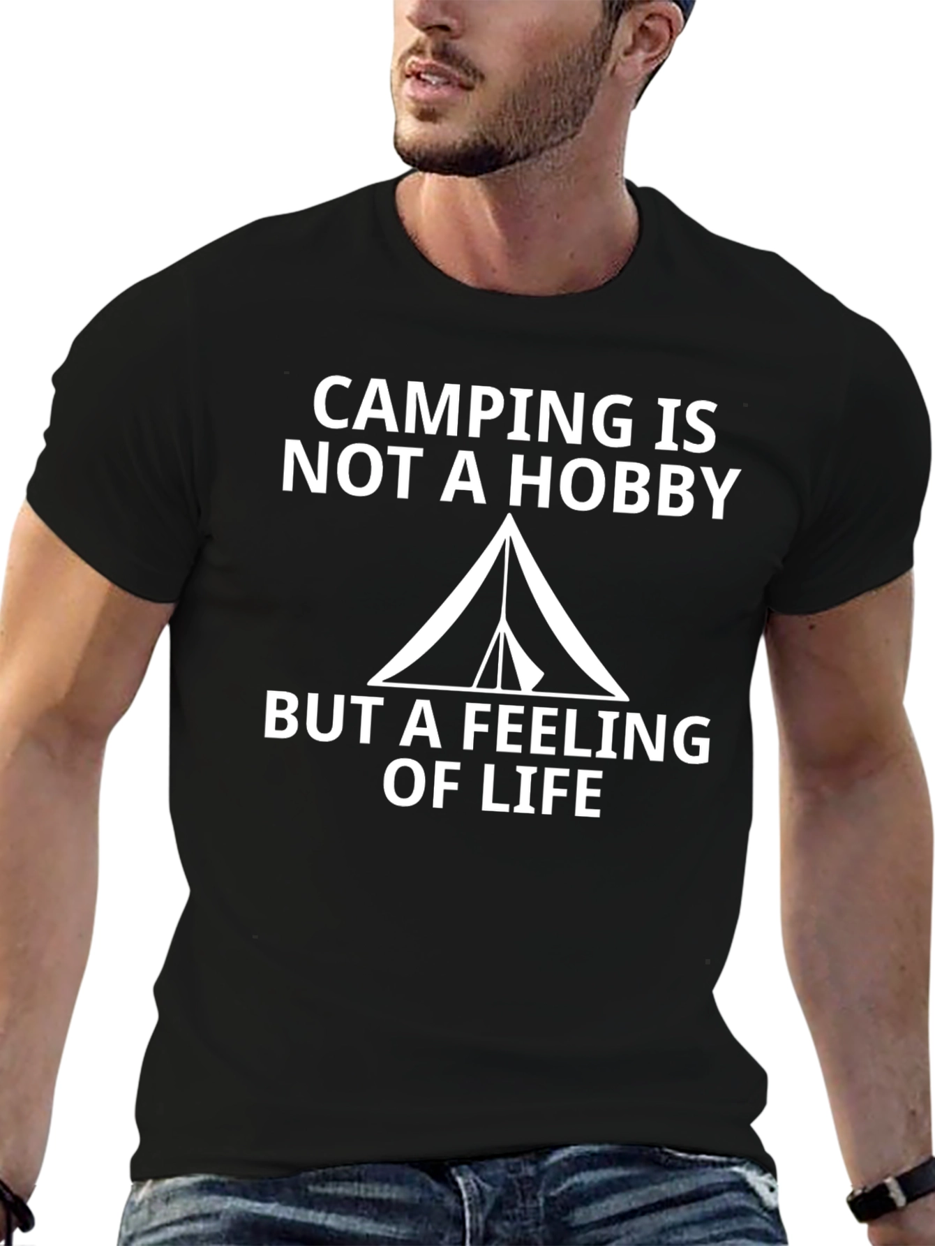 Camping is Not a Hobby Graphic Tee