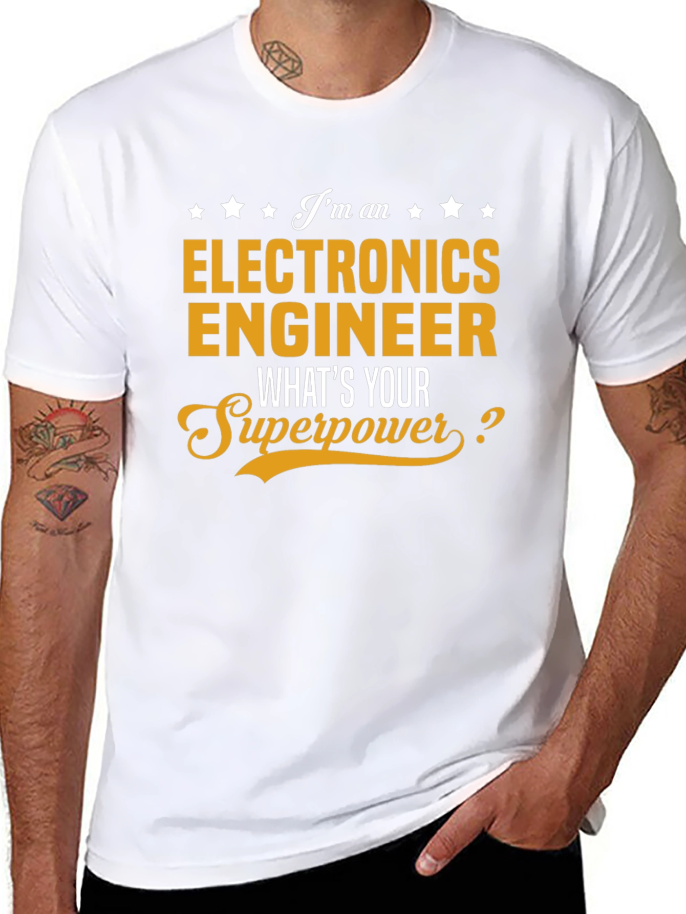 Electronics Engineer Superpower T-Shirt - Funny Gift