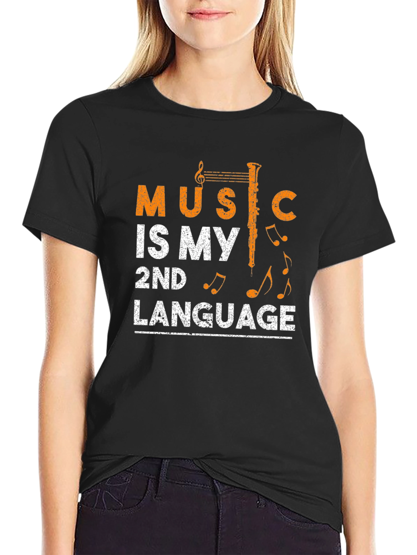 Music is My 2nd Language T-Shirt - Musician Tee