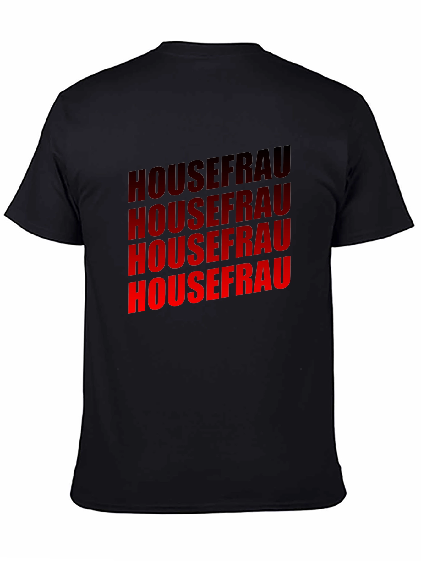 Housefrau Graphic T-Shirt - Bold Red Print