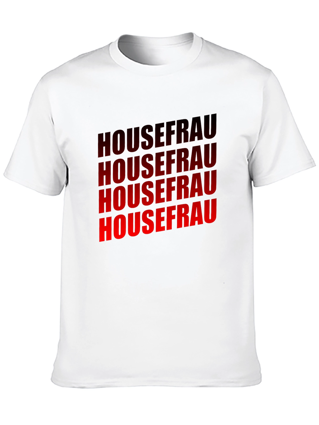 Housefrau Graphic T-Shirt - Bold Red Print