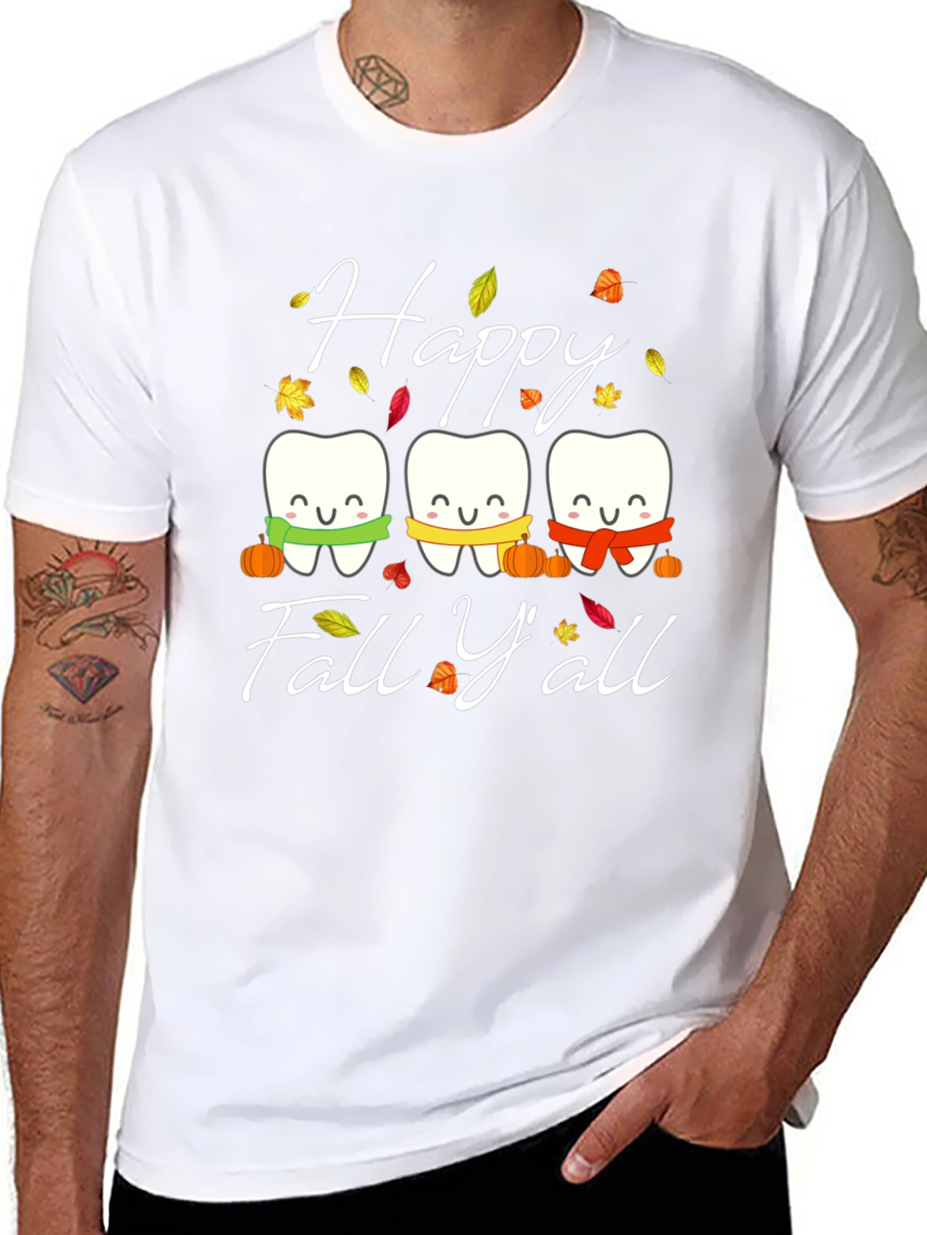 Happy Fall Yall Teeth T-Shirt
