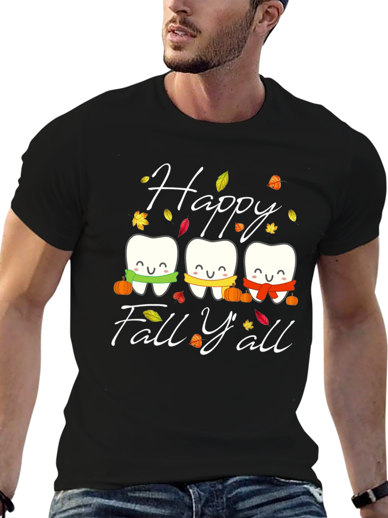 Happy Fall Yall Teeth T-Shirt