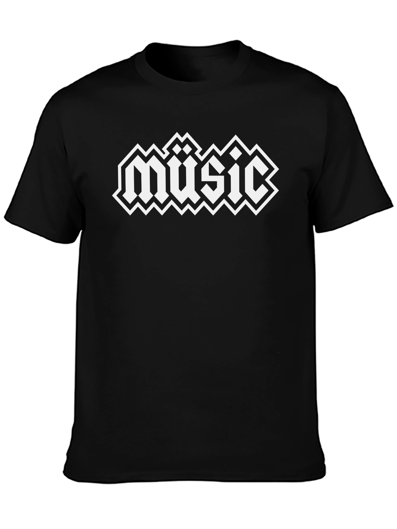 Black Music T-Shirt - Bold Graphic Tee