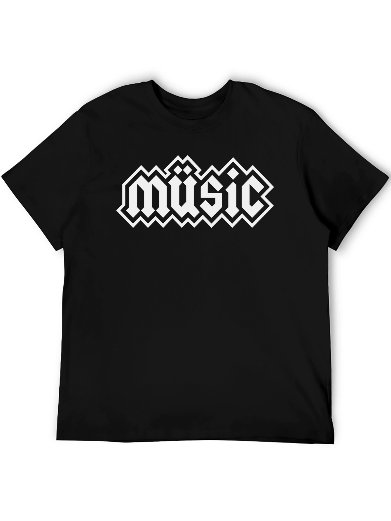 Black Music T-Shirt - Bold Graphic Tee