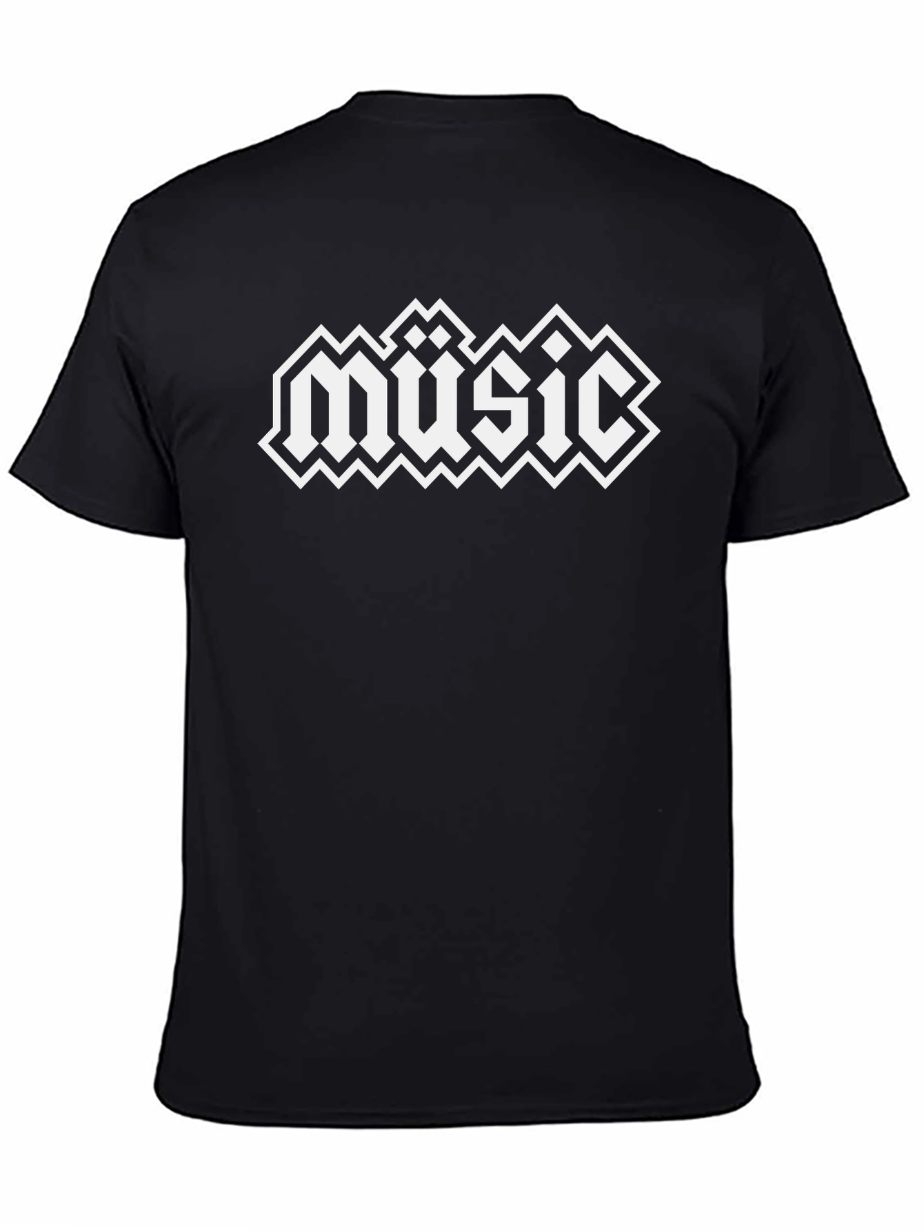 Black Music T-Shirt - Bold Graphic Tee