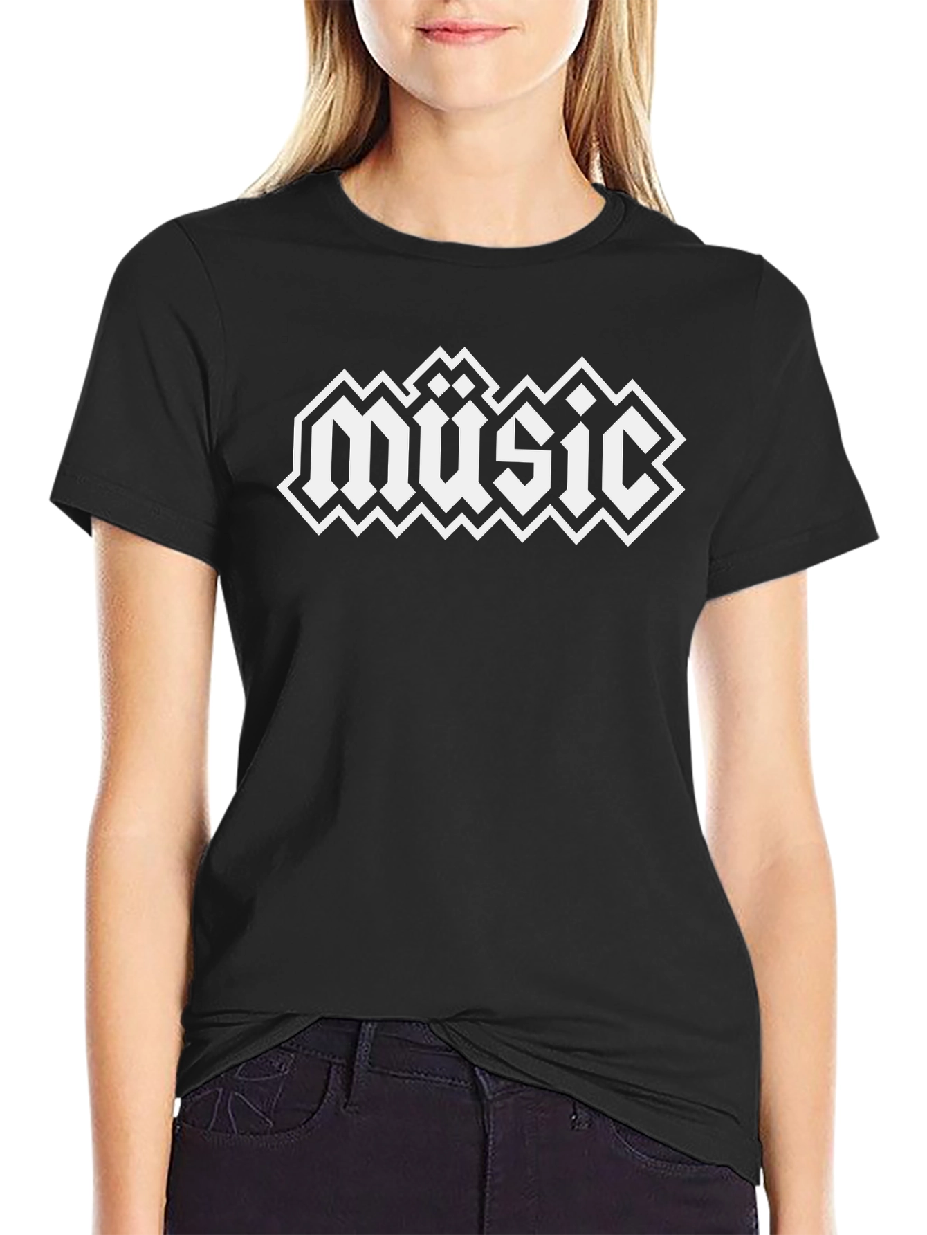 Black Music T-Shirt - Bold Graphic Tee