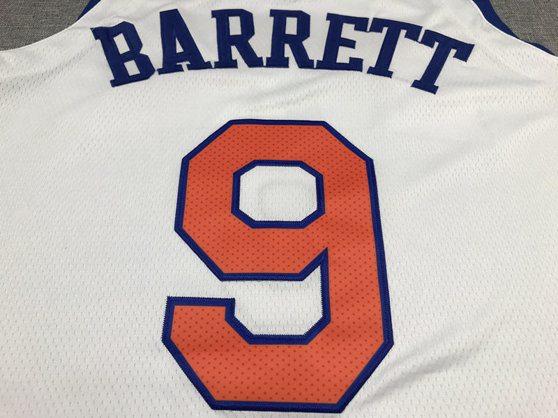 Men's New York Knicks RJ Barrett White 2019 NBA Draft First Round Pick Jerseys