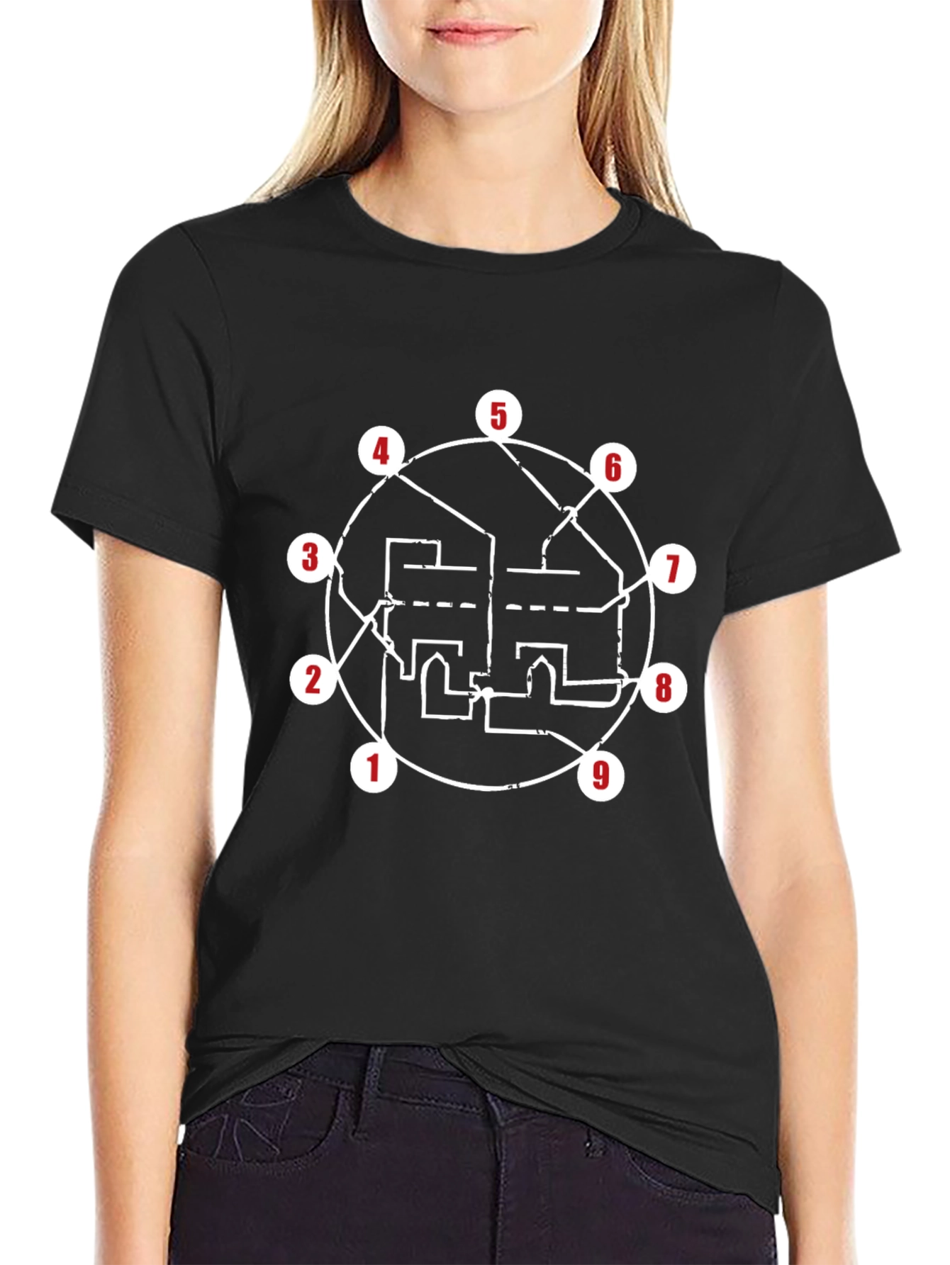 Graphic Tee - Abstract Circle Design
