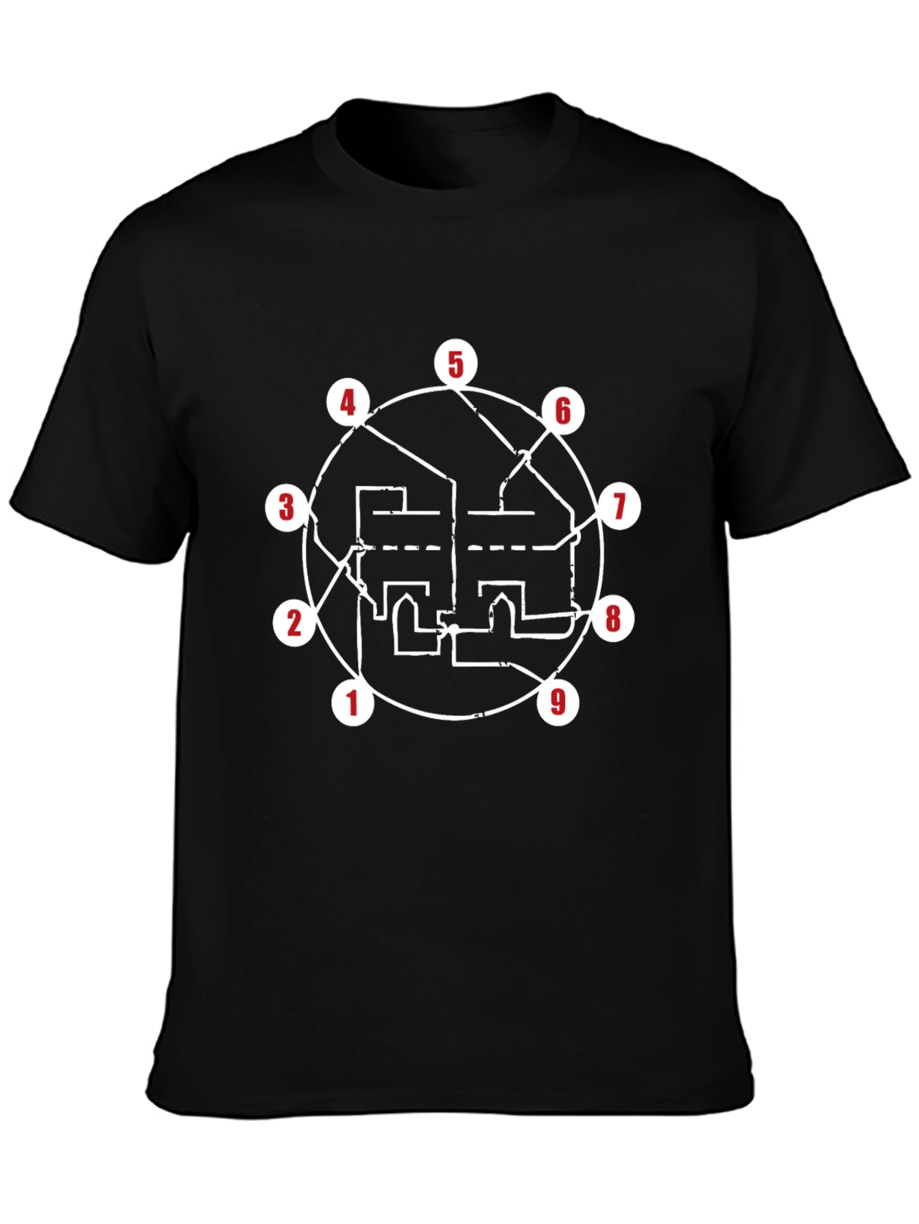 Graphic Tee - Abstract Circle Design