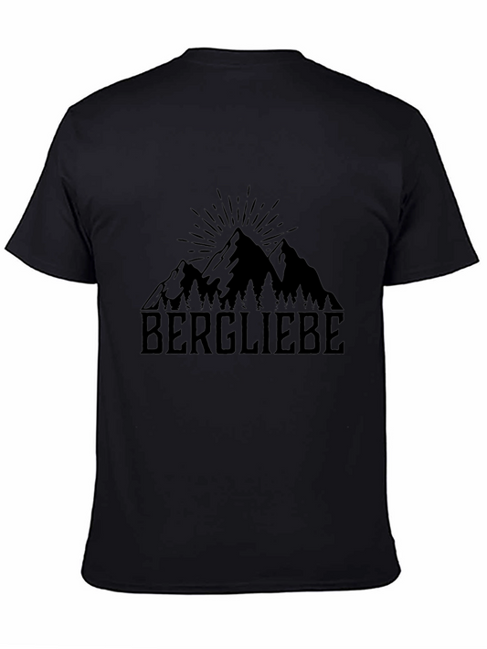 Bergliebe Mountain Graphic Tee - Black