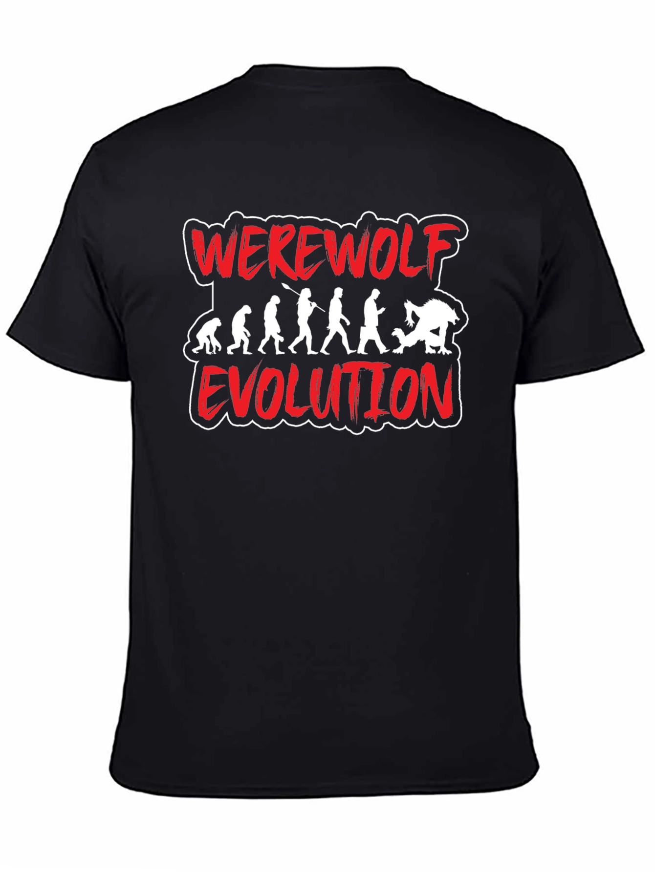 Werewolf Evolution T-Shirt - Monster Transformation Tee