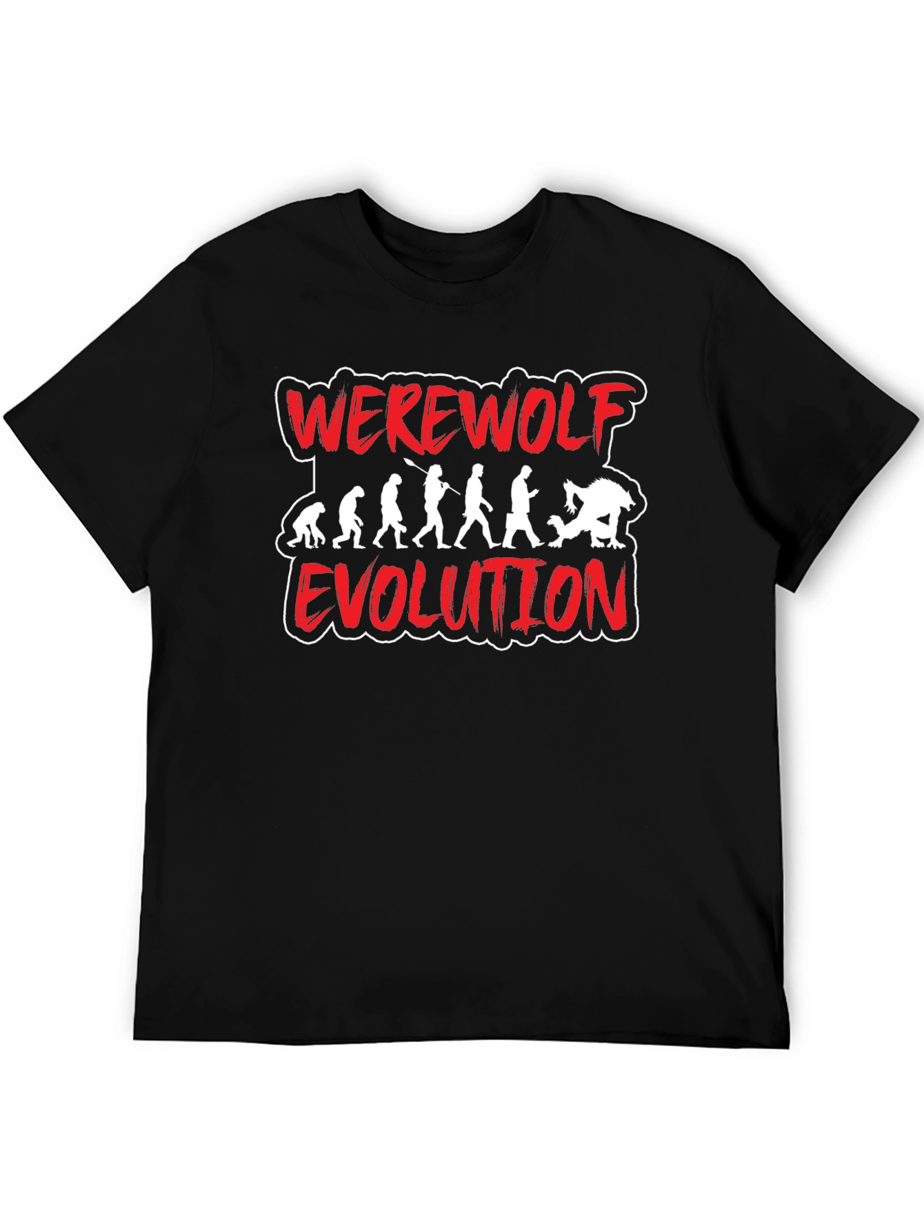 Werewolf Evolution T-Shirt - Monster Transformation Tee