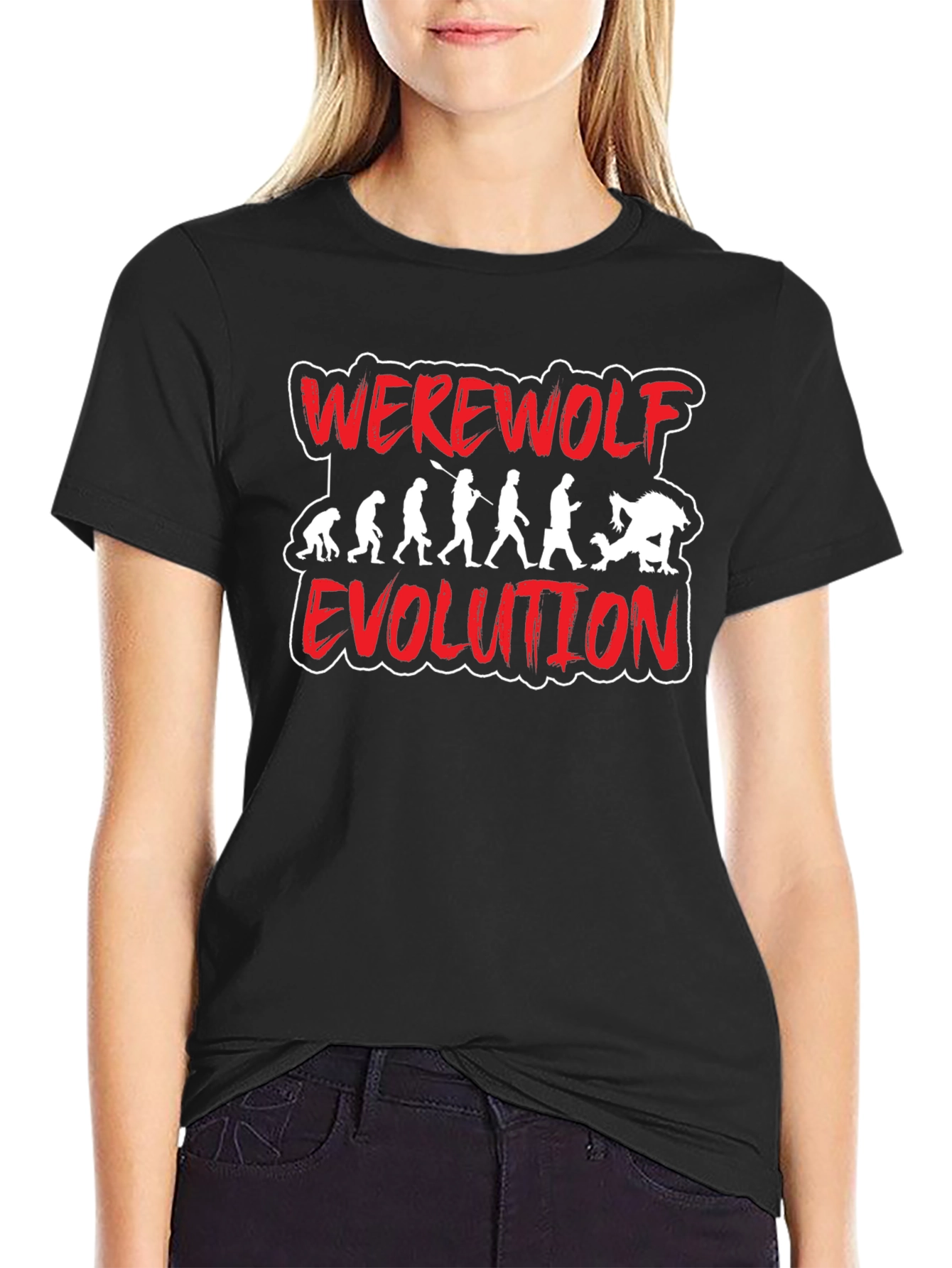 Werewolf Evolution T-Shirt - Monster Transformation Tee