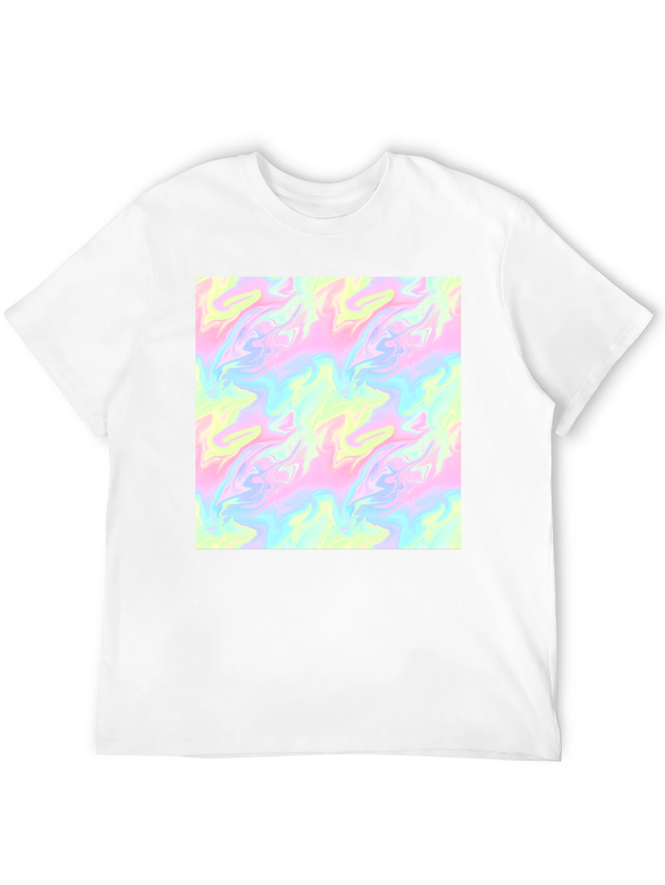 Abstract Pattern Graphic Tee - Unisex Black T-Shirt