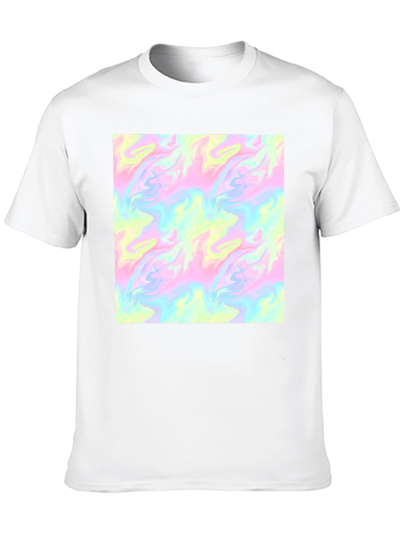 Abstract Pattern Graphic Tee - Unisex Black T-Shirt