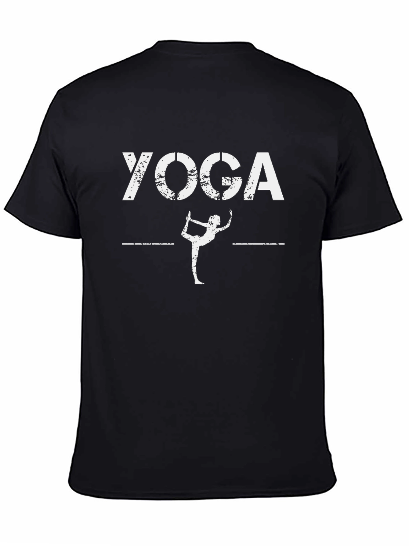 Yoga Pose Graphic Tee - Balance & Comfort