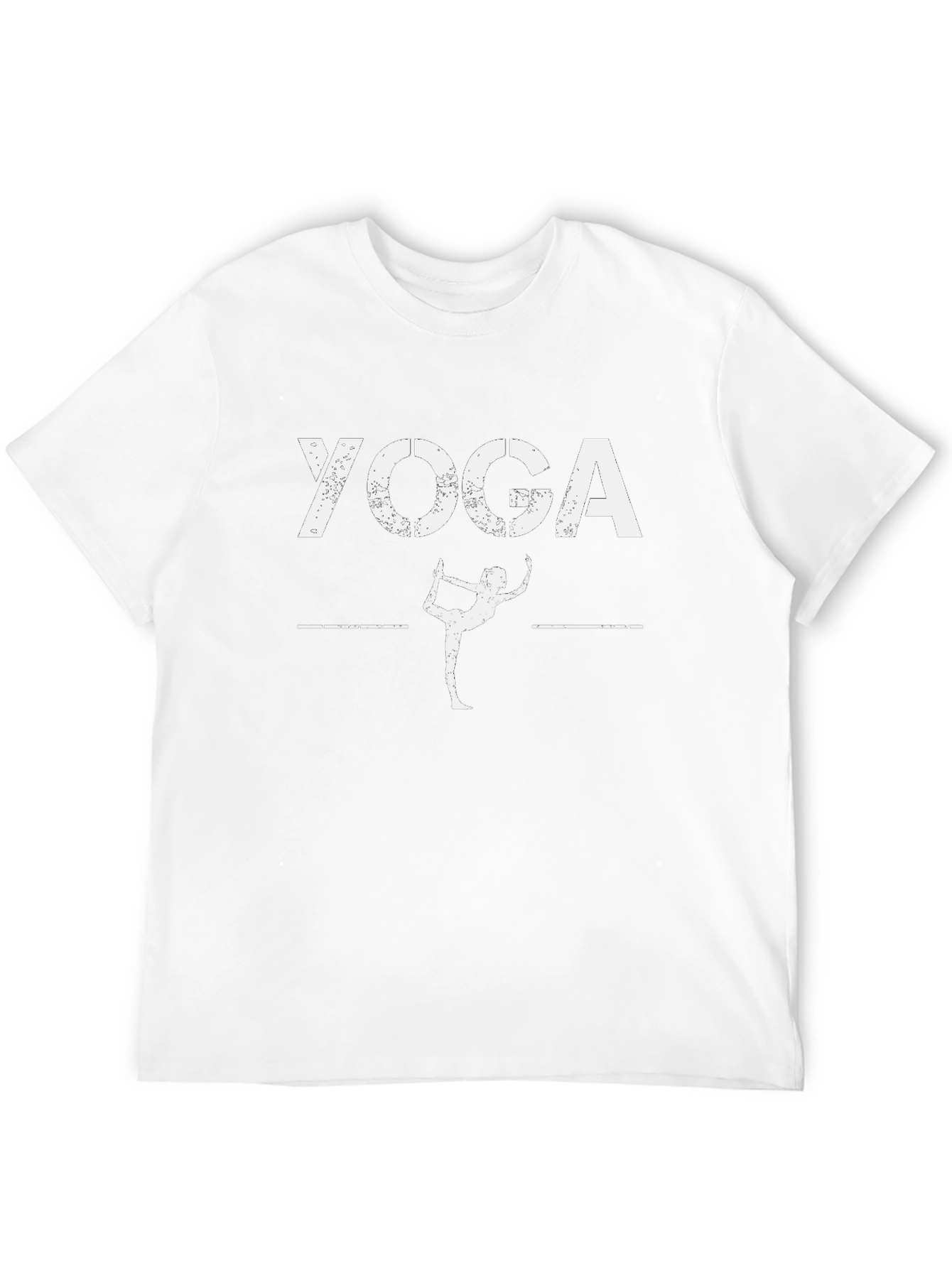Yoga Pose Graphic Tee - Balance & Comfort