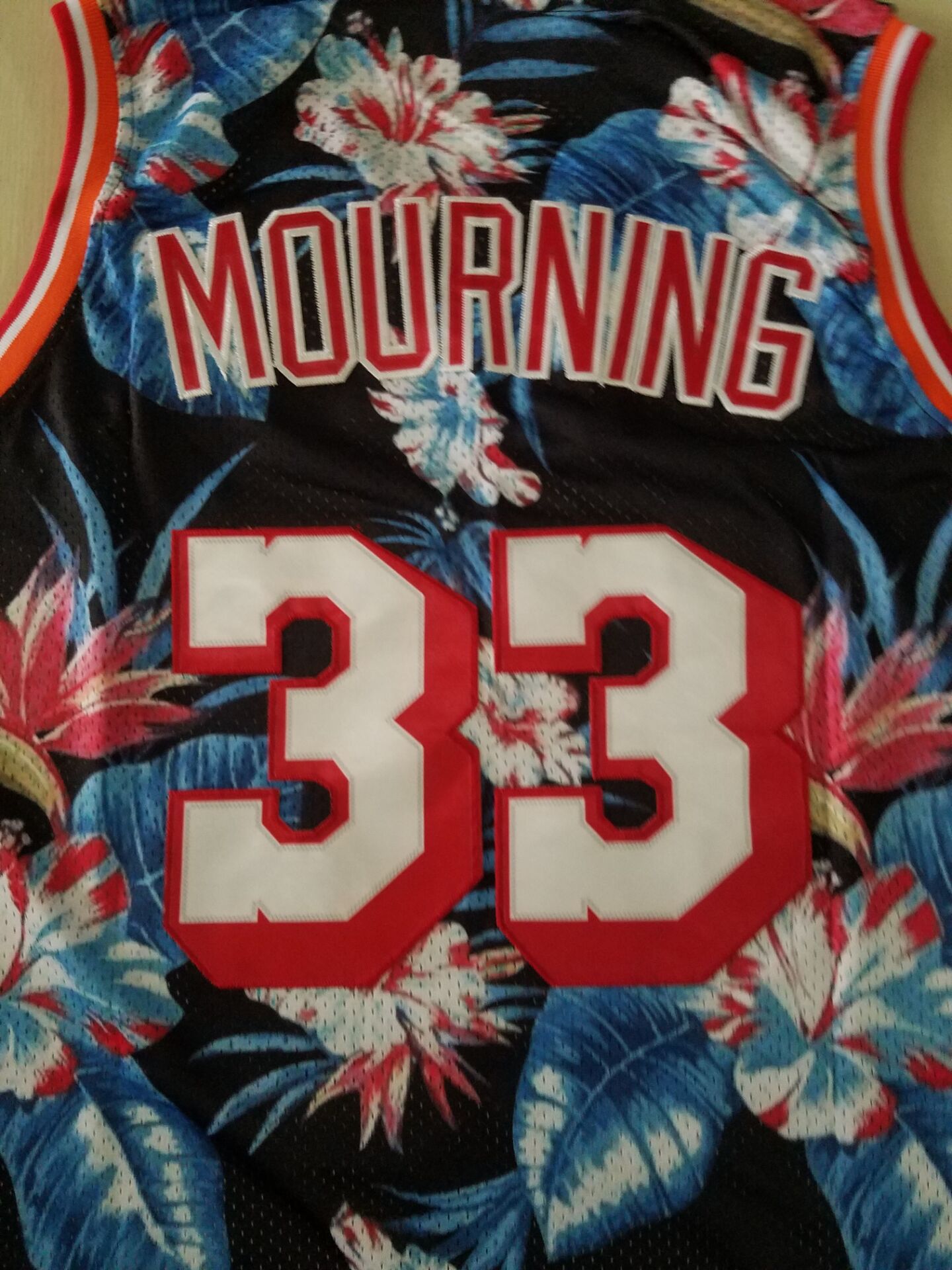 Men's Miami Heat Alonzo Mourning 1996-97 Hardwood Classics Swingman Jerseys