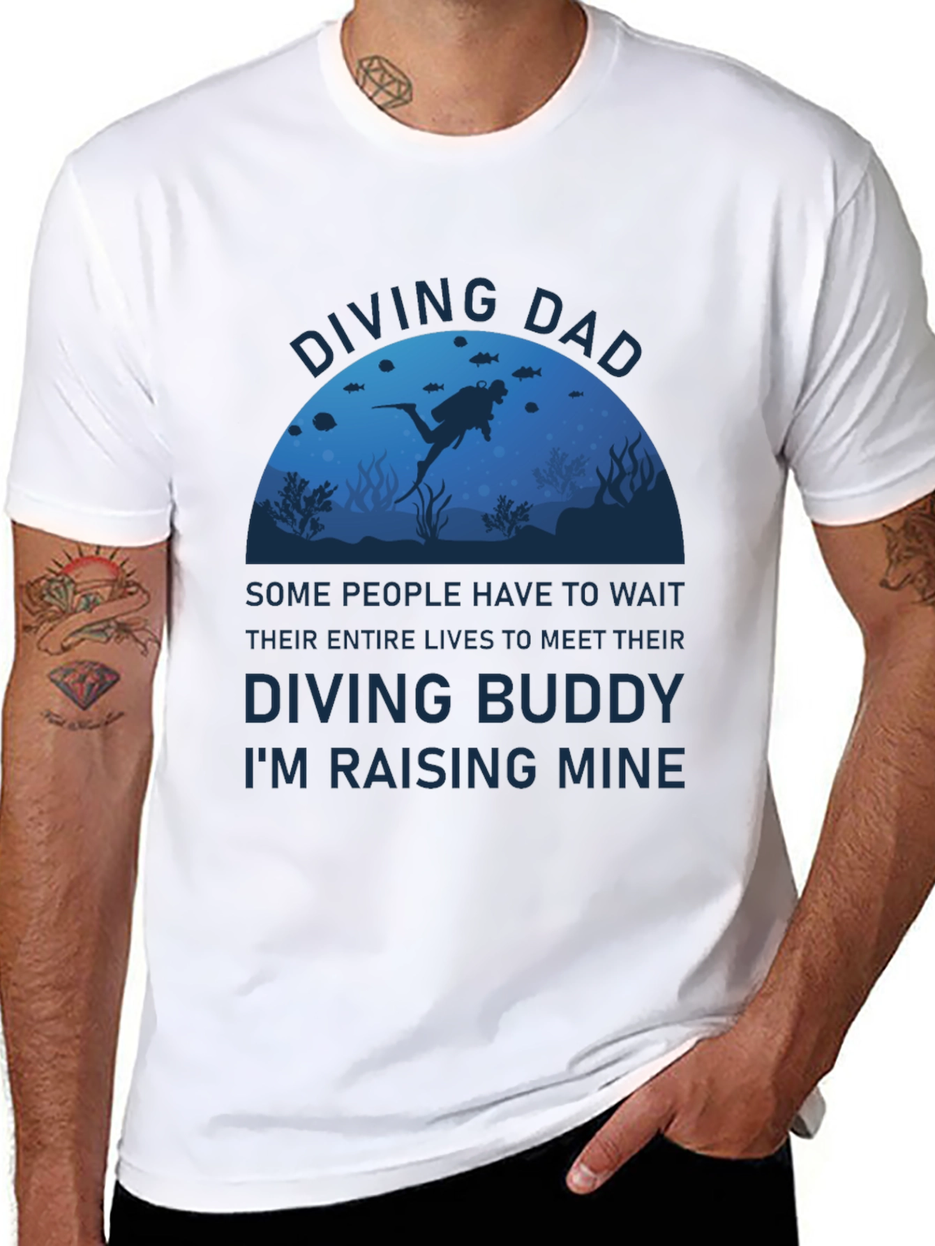 Diving Dad & Buddy T-Shirt