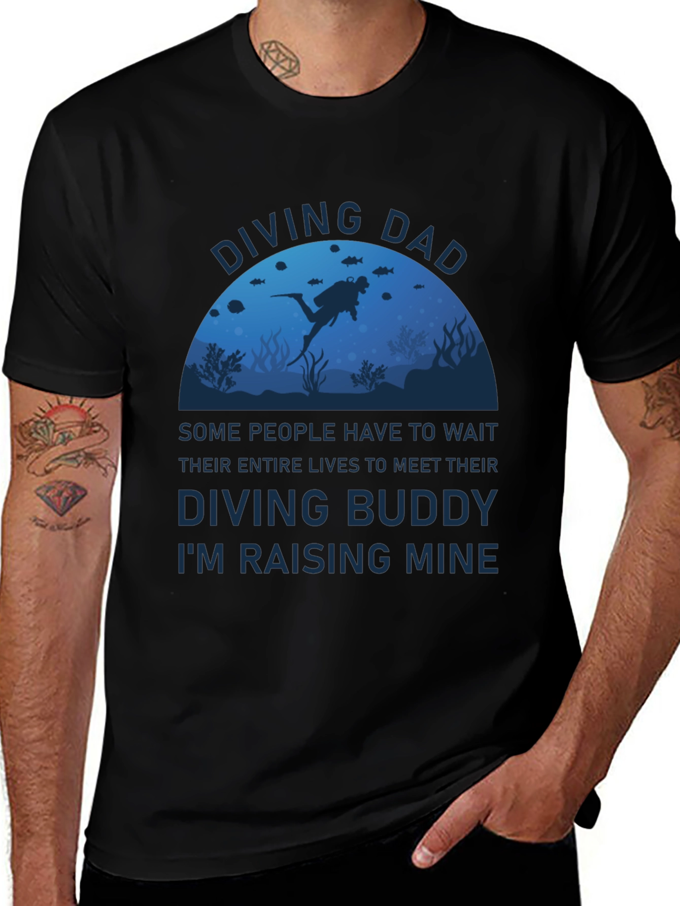 Diving Dad & Buddy T-Shirt