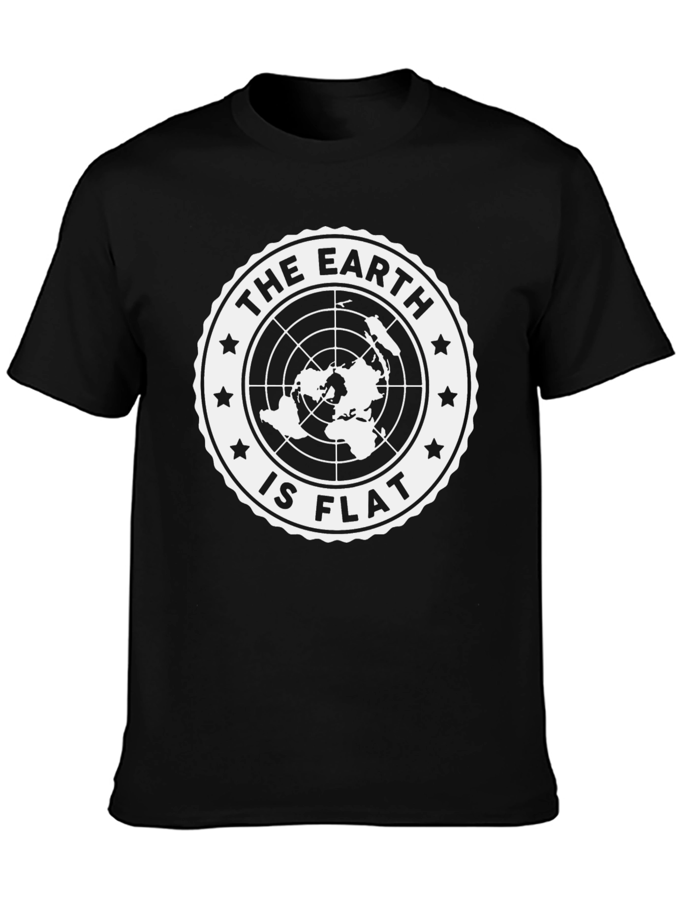 The Earth Is Flat Graphic T-Shirt