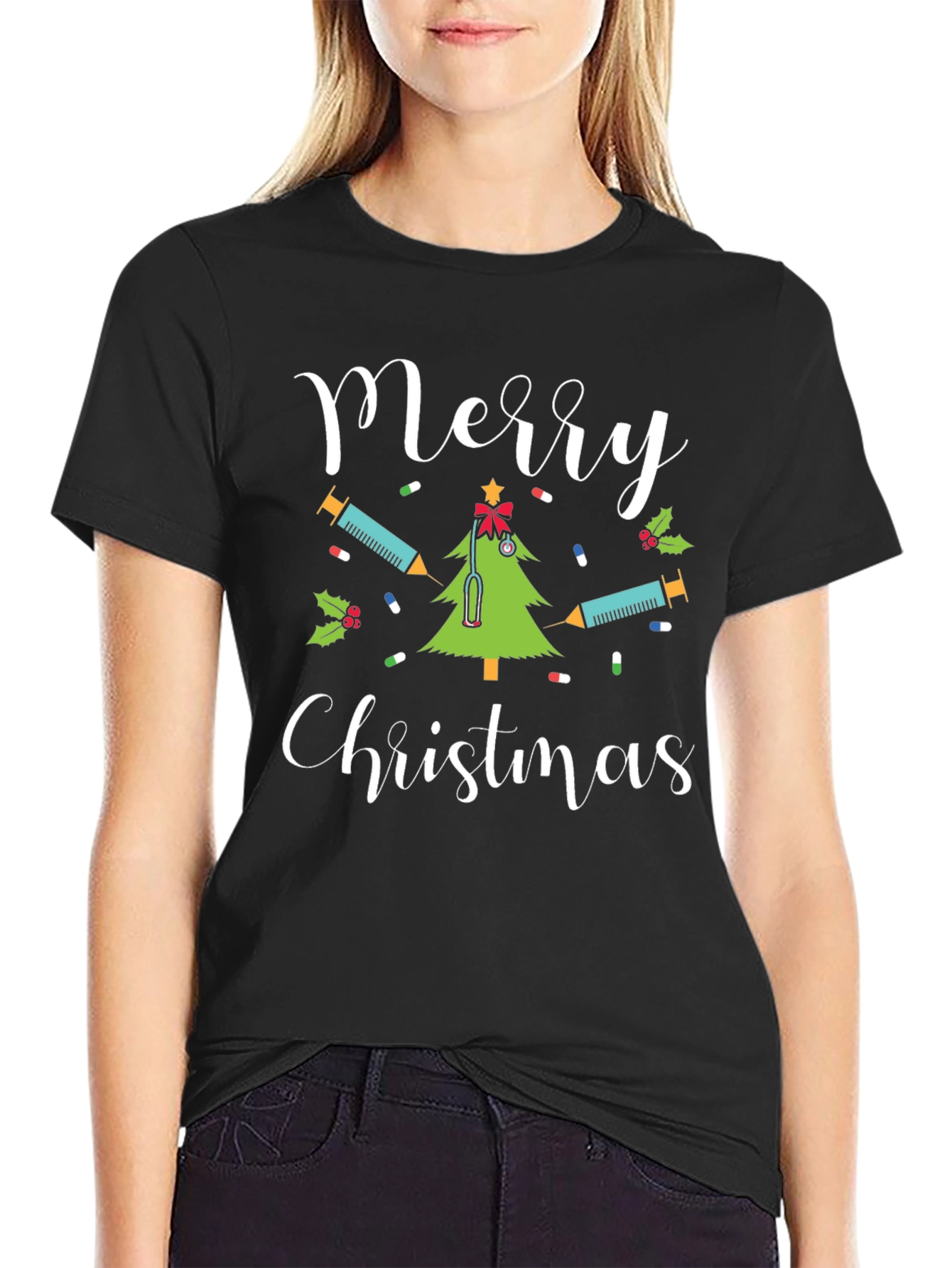 Nurse Merry Christmas T-Shirt