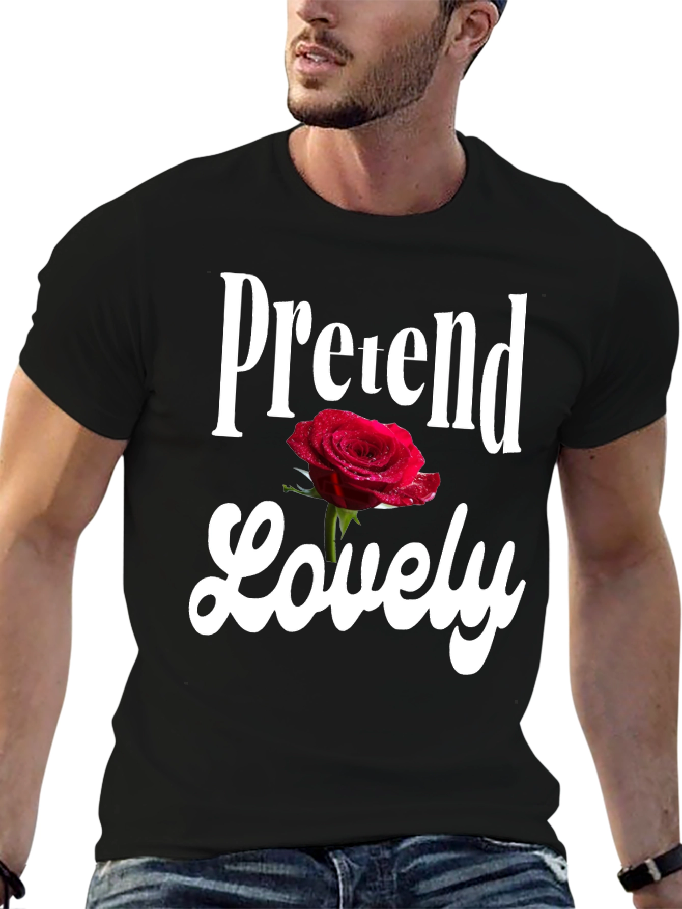 Pretend Lovely Graphic T-Shirt