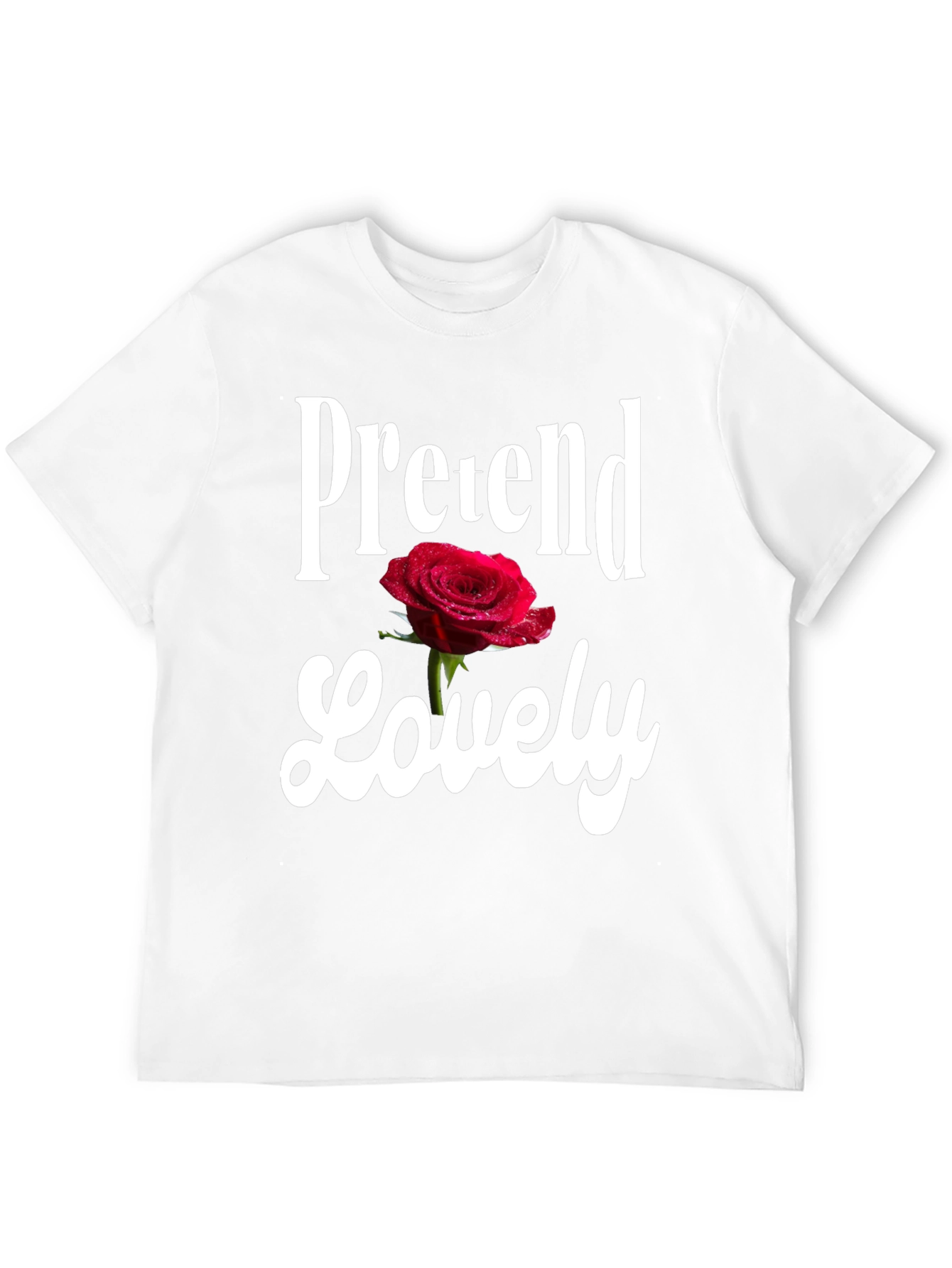 Pretend Lovely Graphic T-Shirt