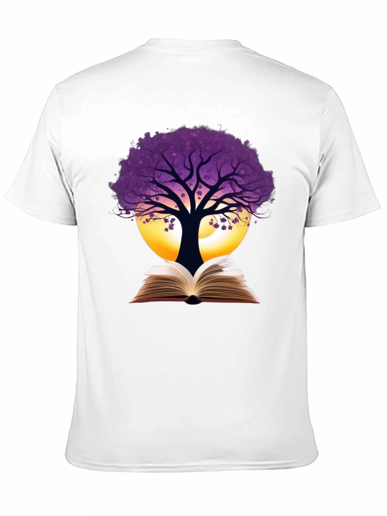 Book Tree Graphic Tee - Nature Reader Shirt