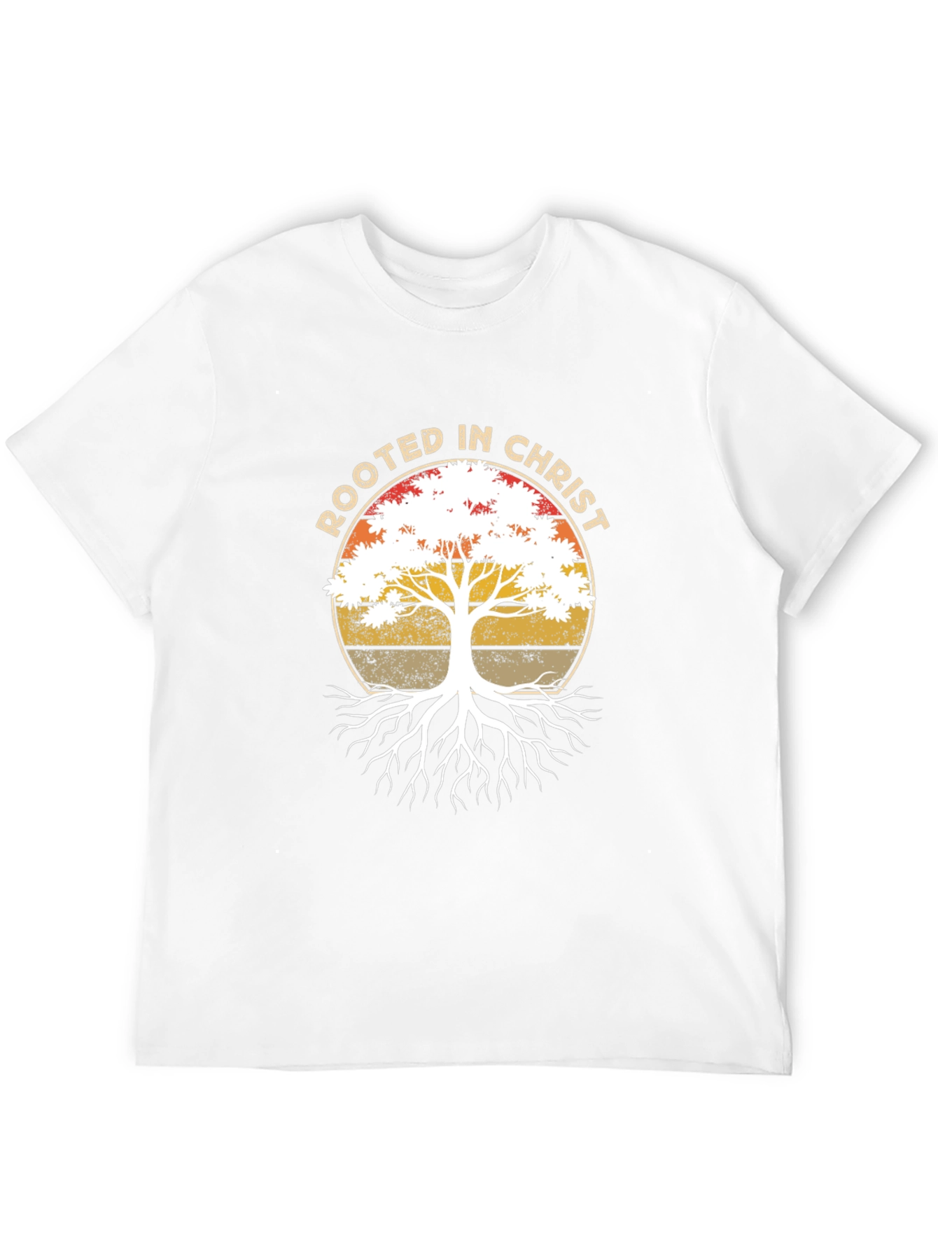 Rooted in Christ Tree Graphic Tee - Black